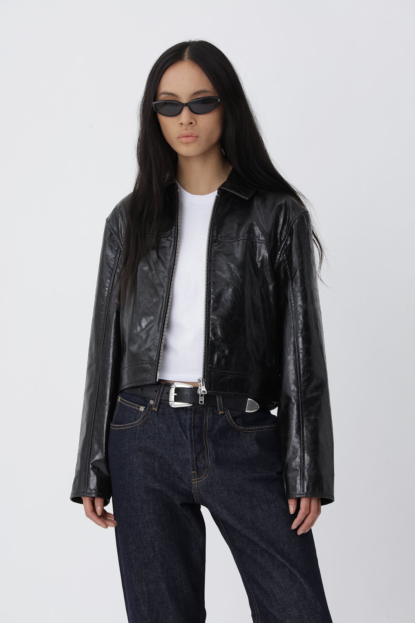 Caro Leather Jacket - Black