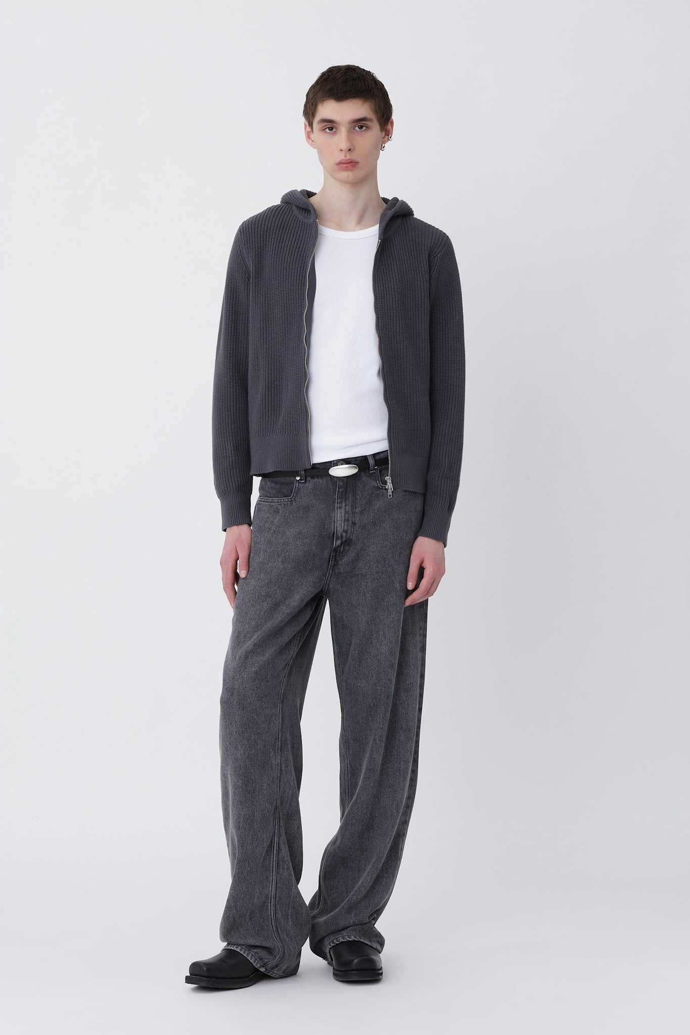 Case Denim Pants - Washed Grey