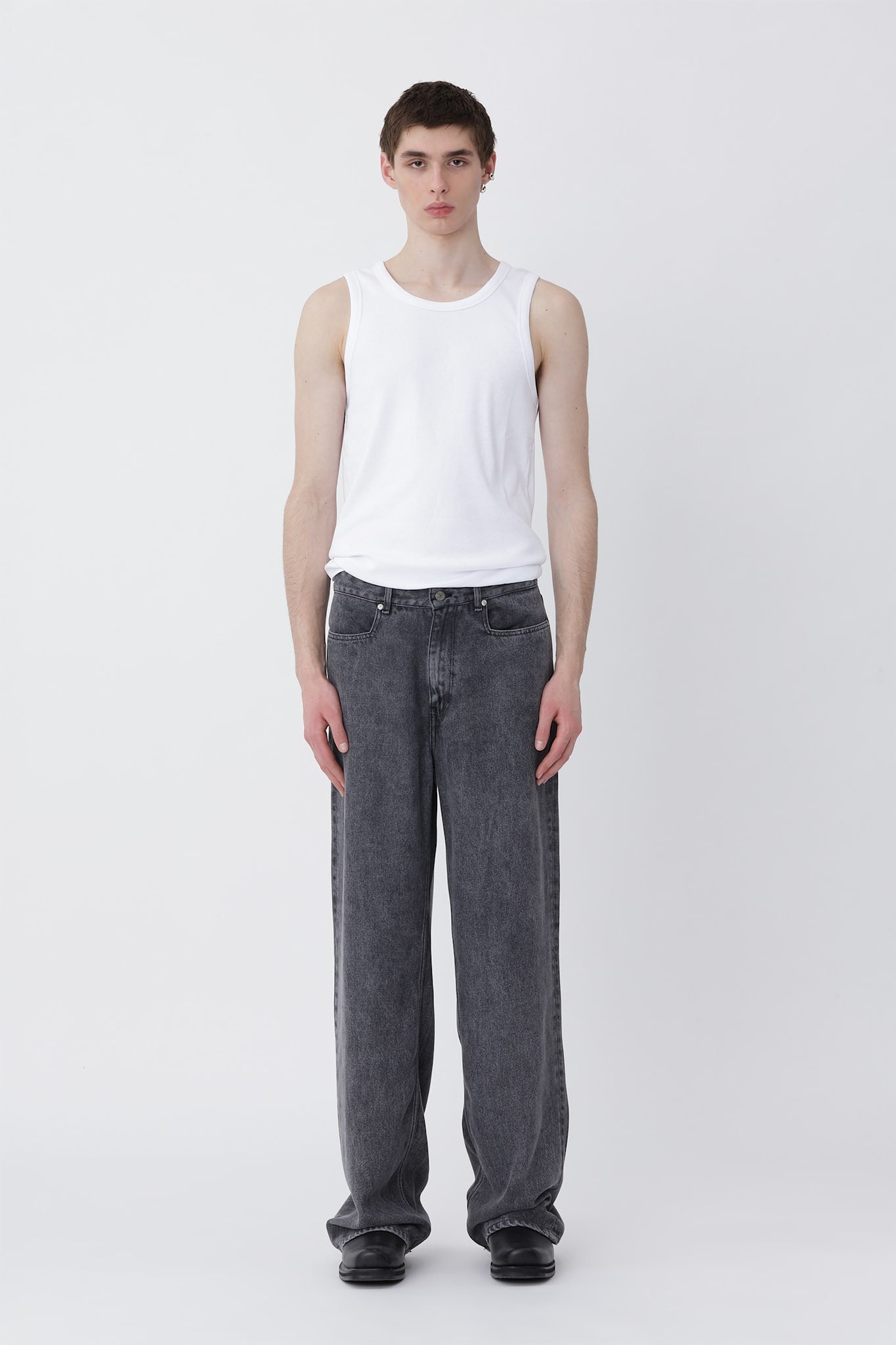 Case Denim Pants - Washed Grey