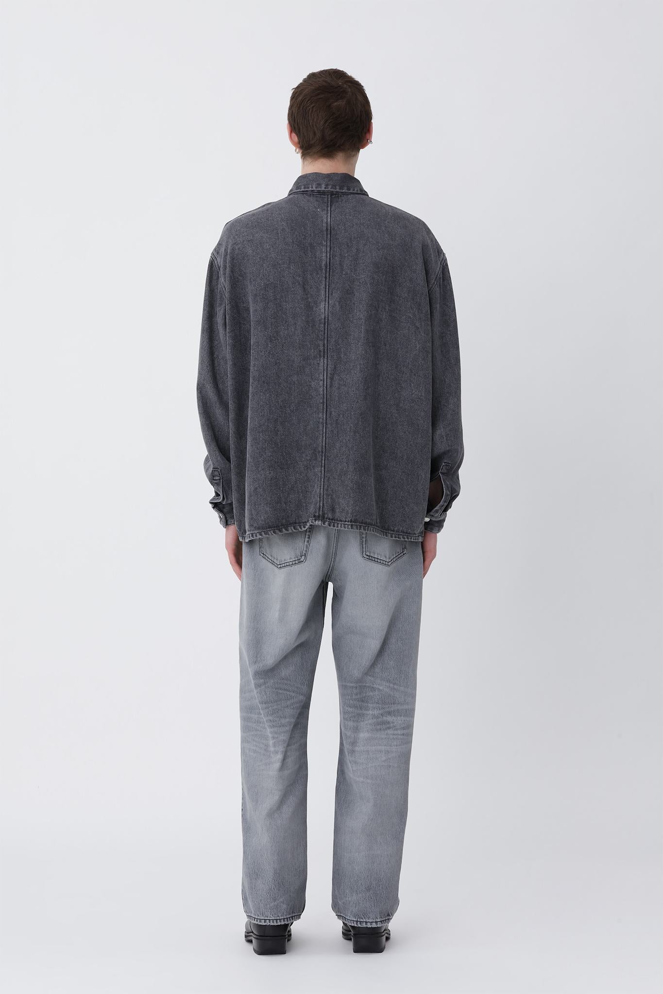 Maza Denim Shirt - Washed Grey