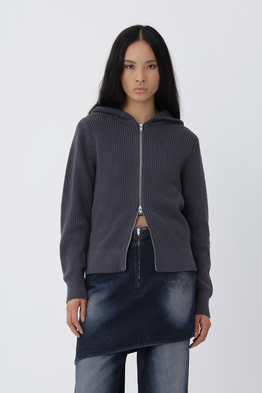 Glasgow Knit Hood W - Blackened Pearl