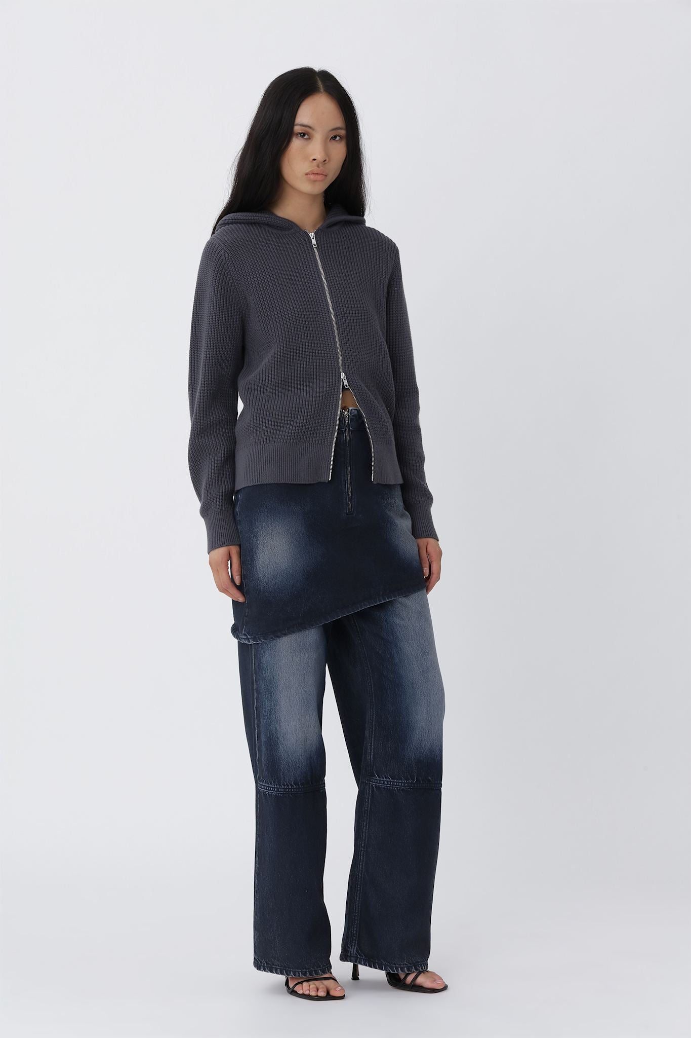 Glasgow Knit Hood W - Blackened Pearl