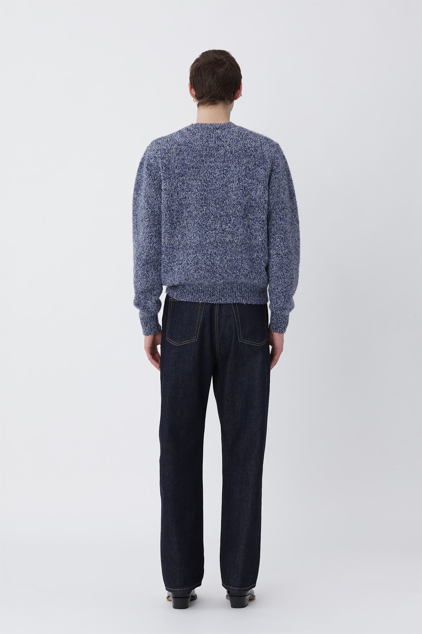 Felix Knit Sweater - Blue Indigo COMB.