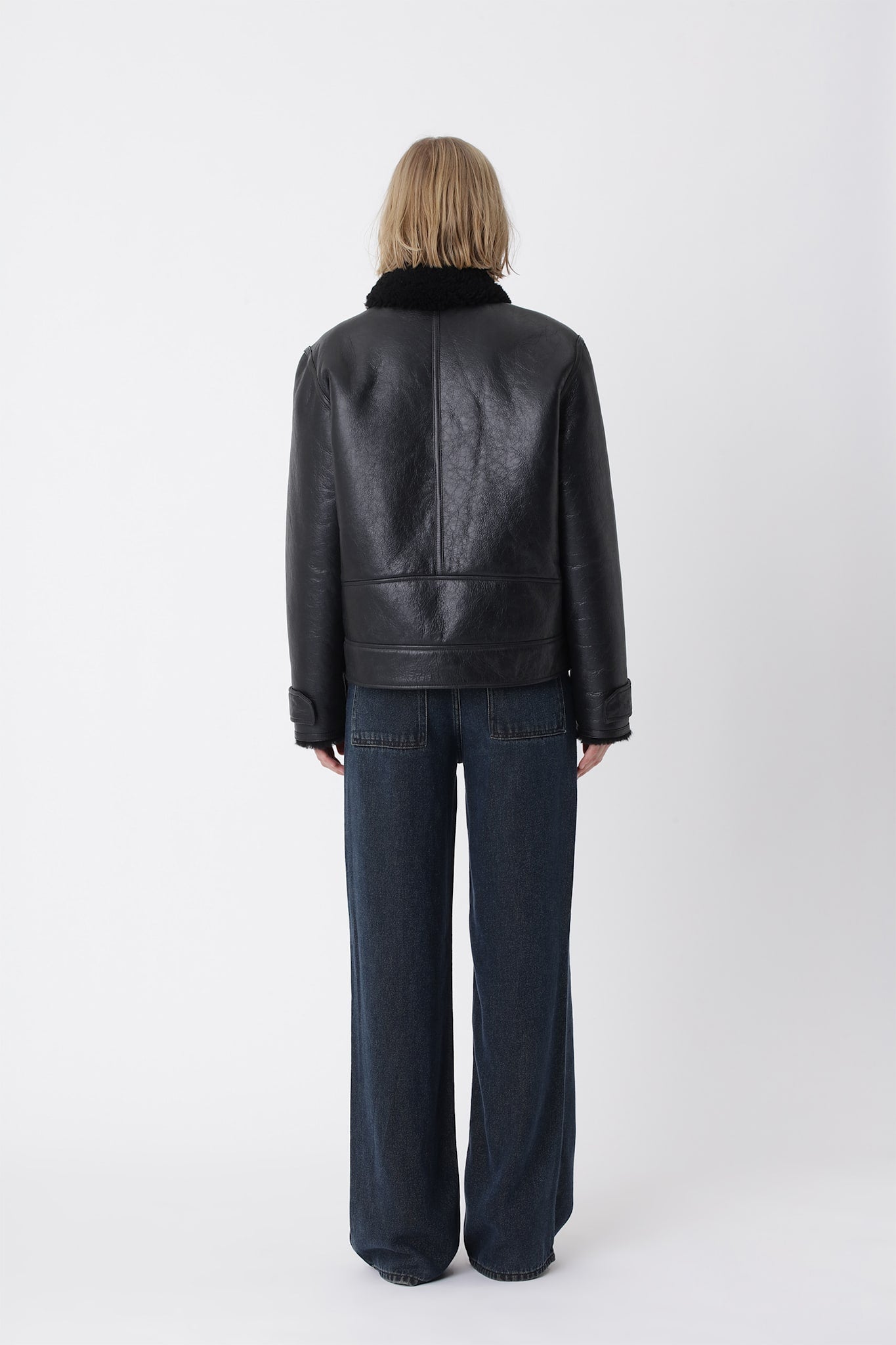 Pila Shearling Jacket - Black