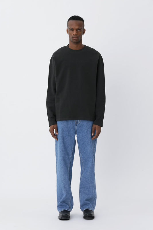 Staff Boxy LS - Pirate Black