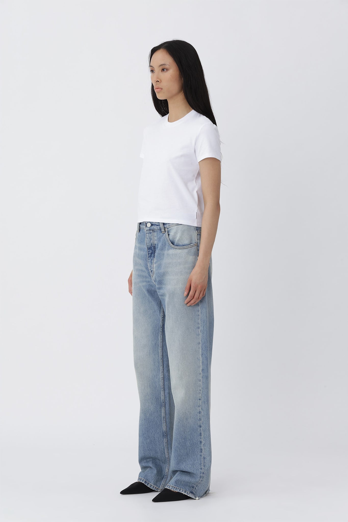 Vera T-shirt - Vasket hvid