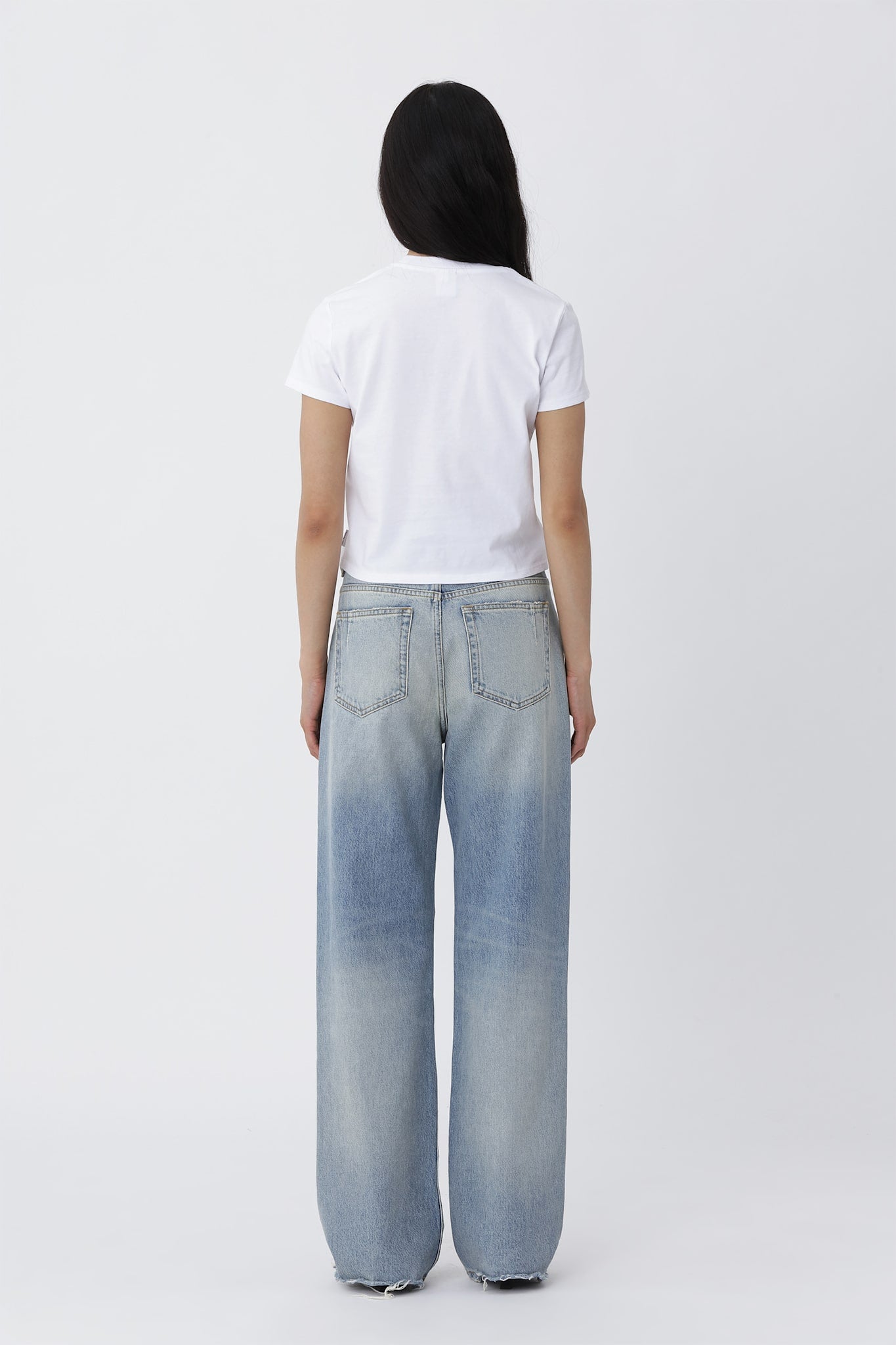 Vera T-shirt - Vasket hvid