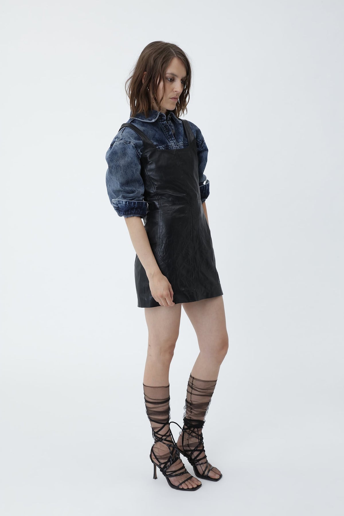 Jayla Leather Dress