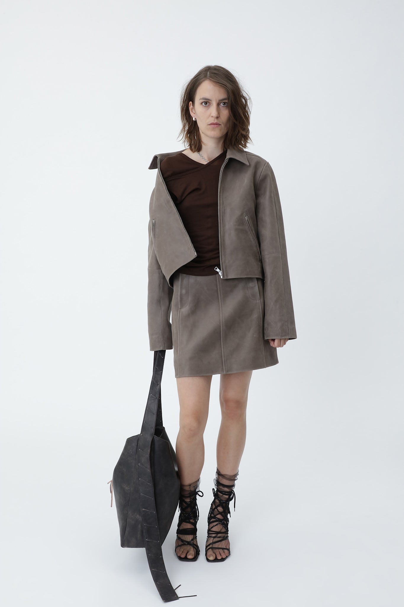 Amili Leather Skirt - Won Hundred Online Store