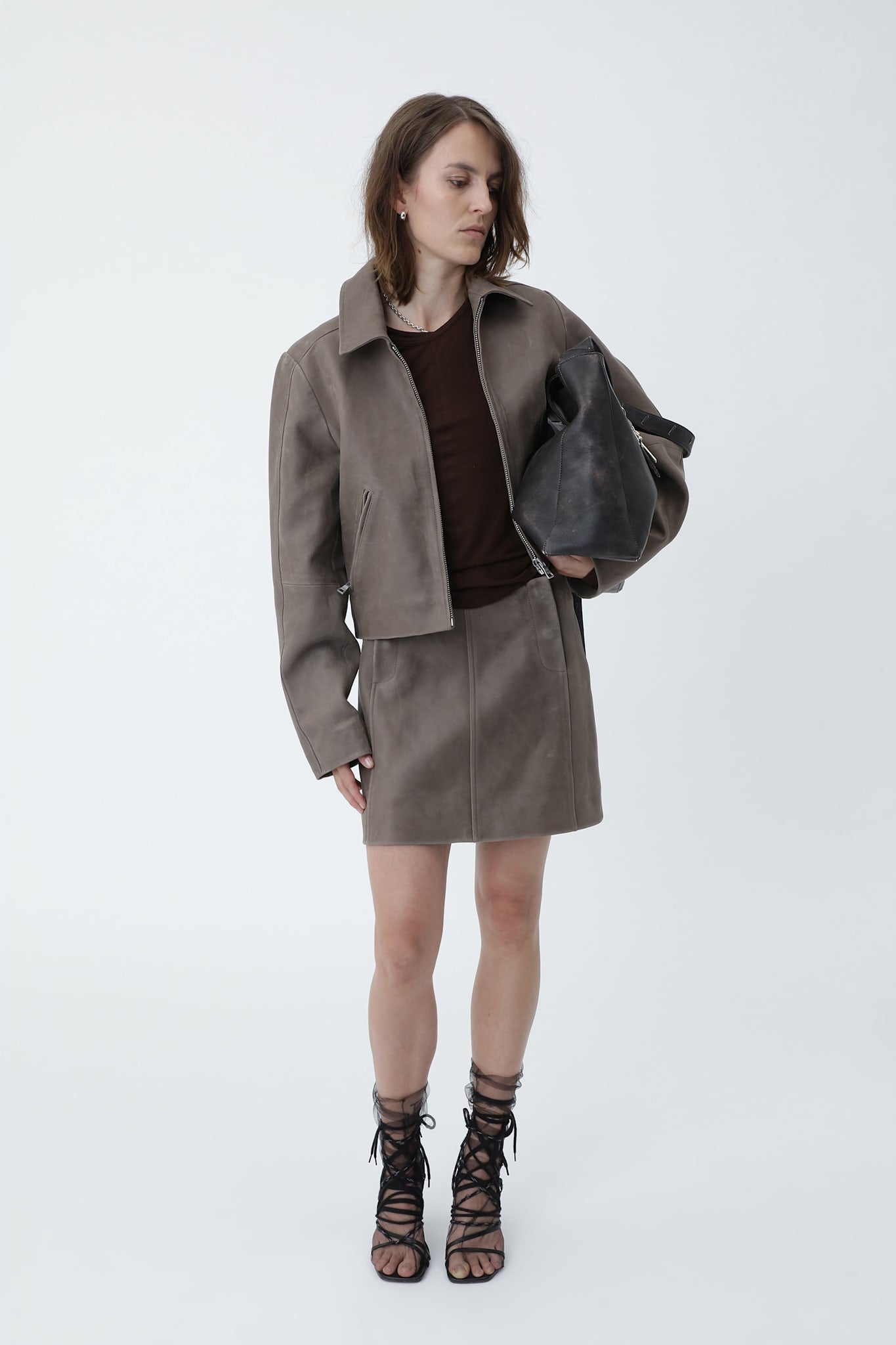 Amili Leather Skirt - Won Hundred Online Store