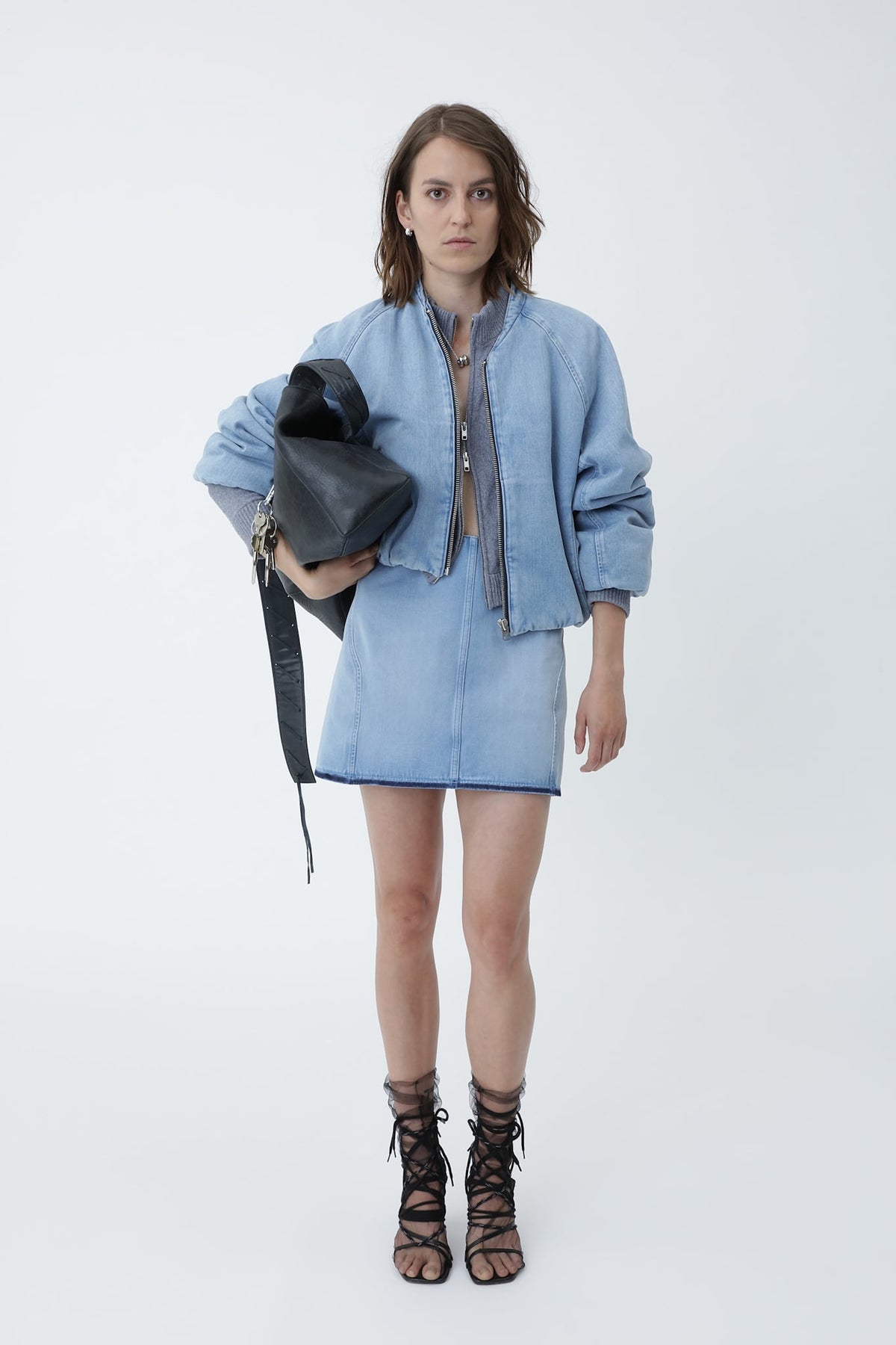 Ola Denim Bomber Jacket