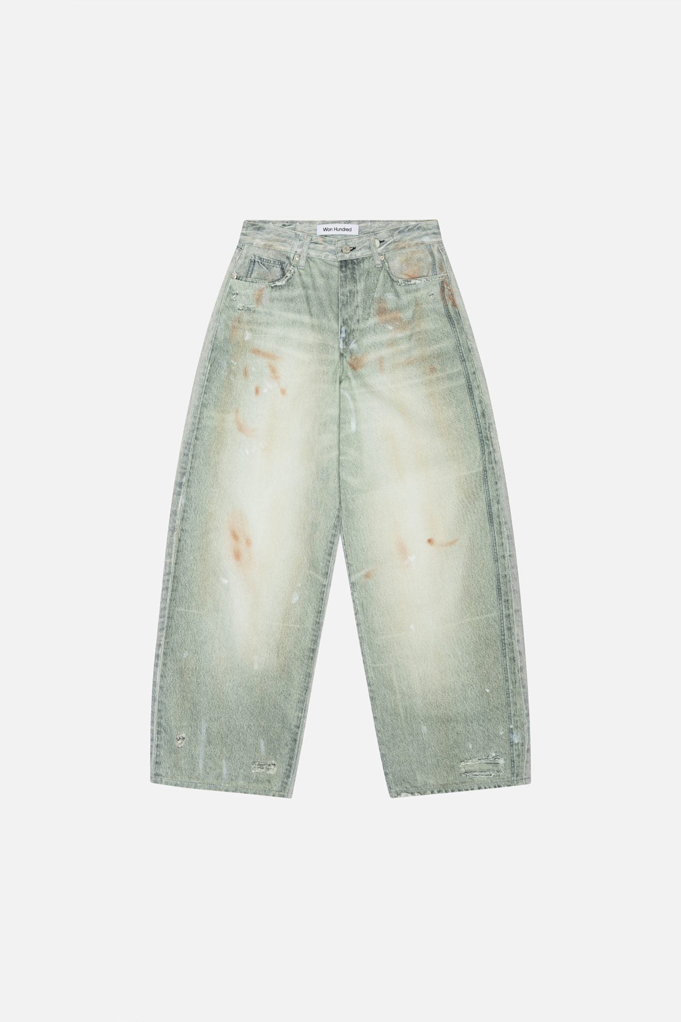 Lyon Printed Denim Jeans W - Won Hundred Online Store