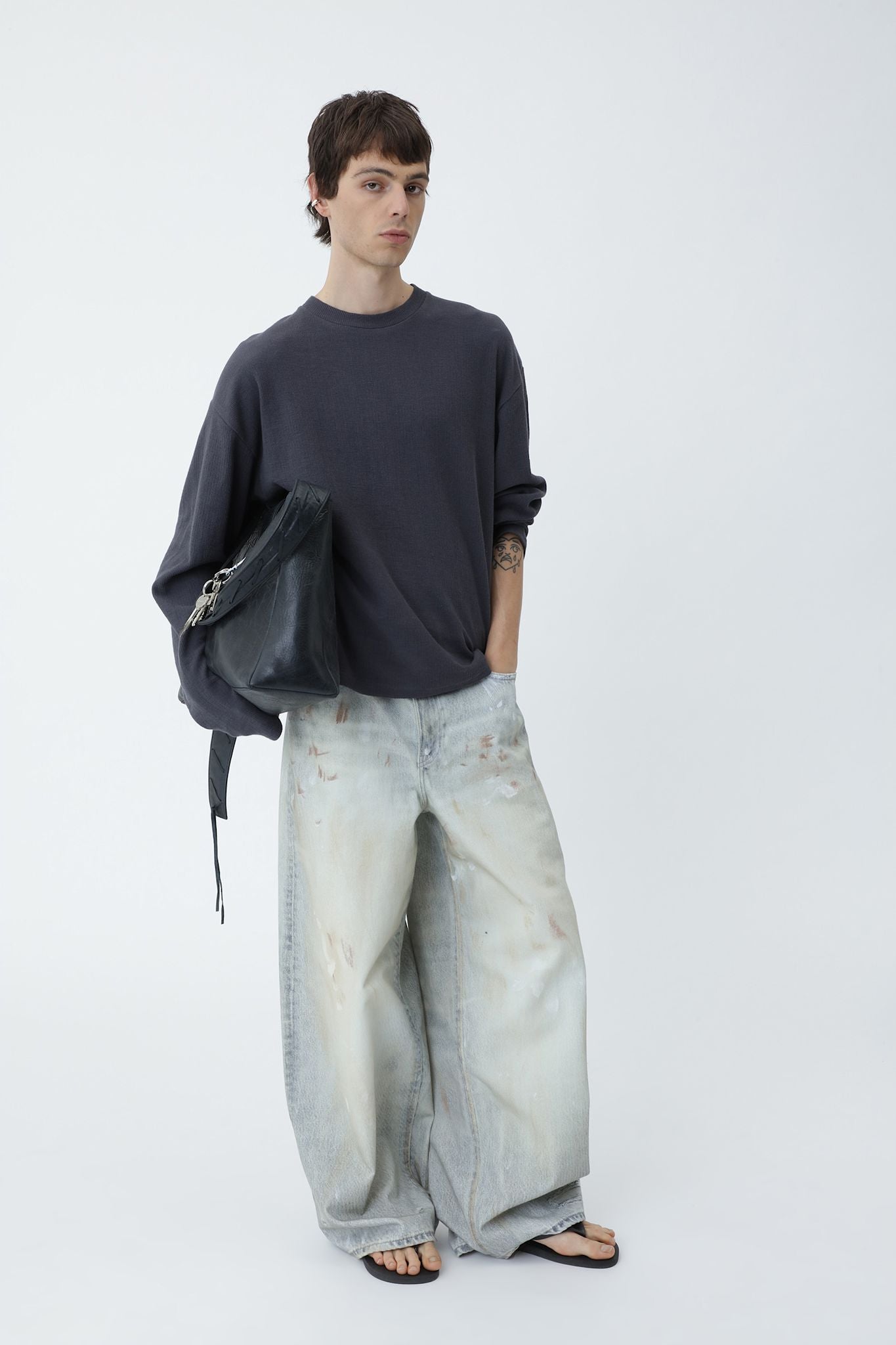 Lyon Printed Denim Jeans M - Won Hundred Online Store