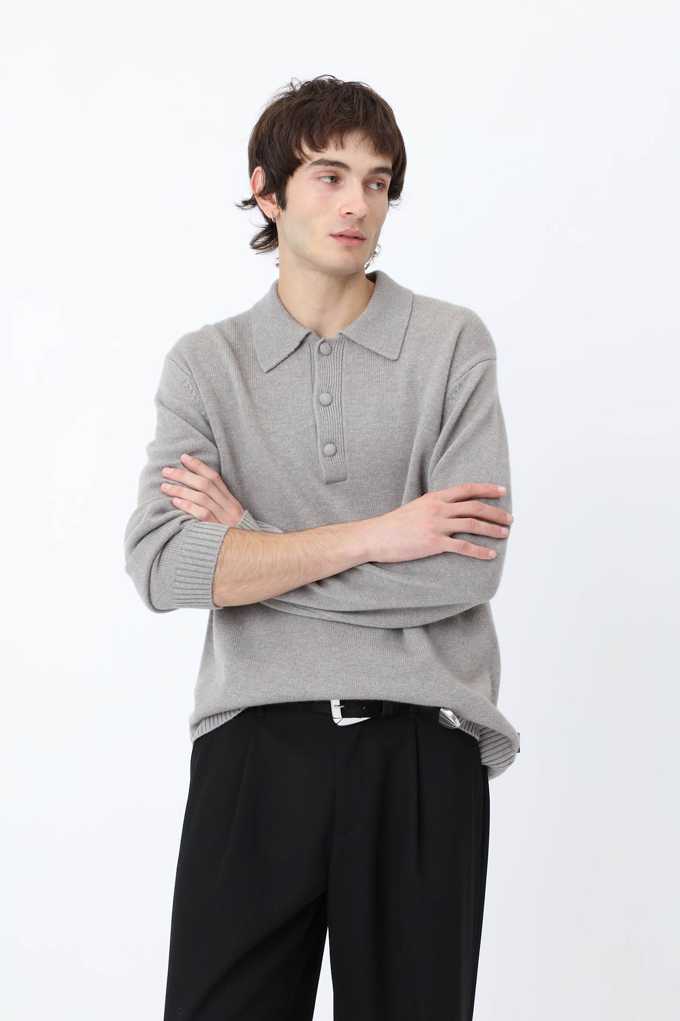 Paxton Cashmere Knit Polo