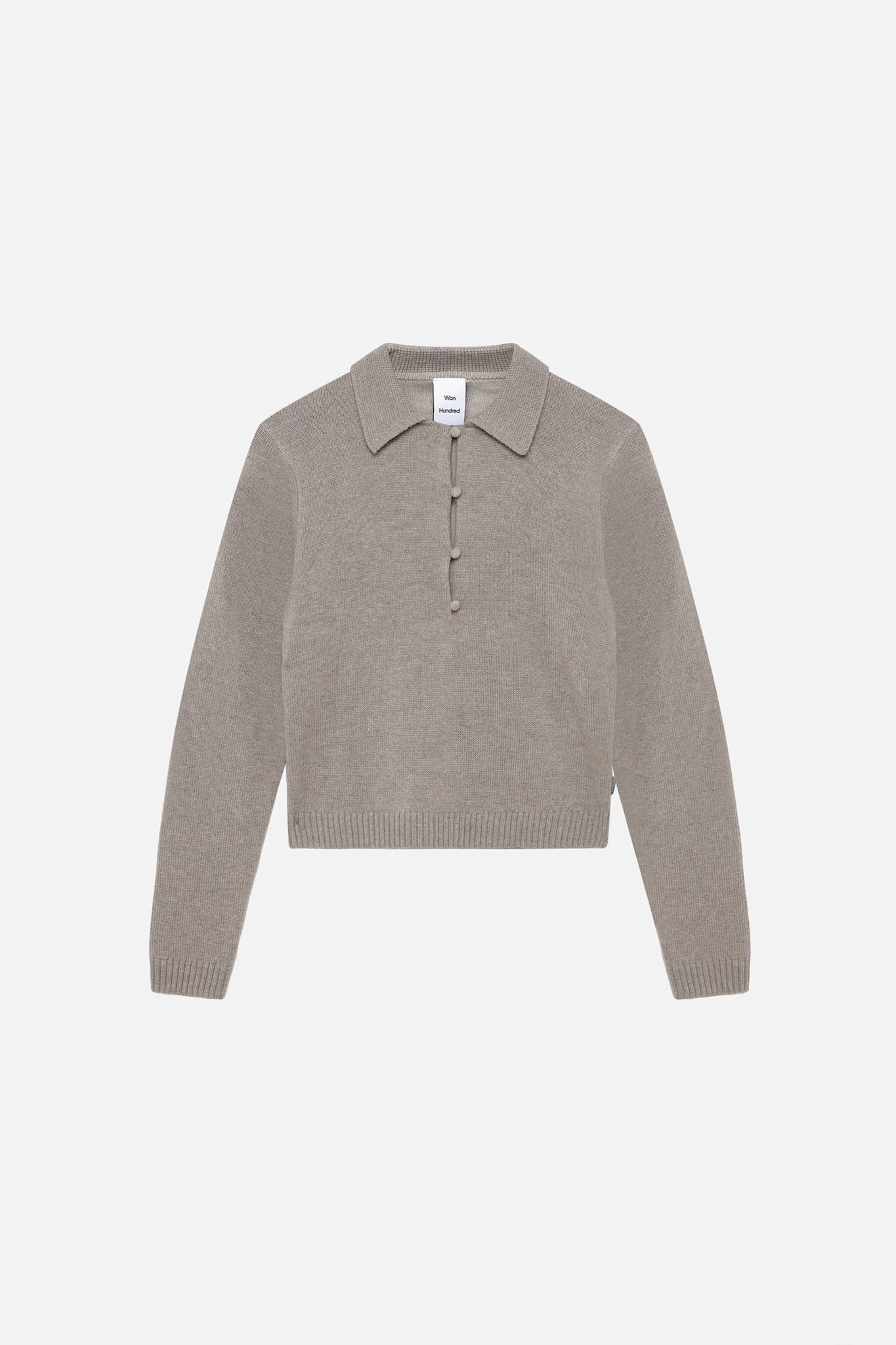 Paula Cashmere Knit Polo