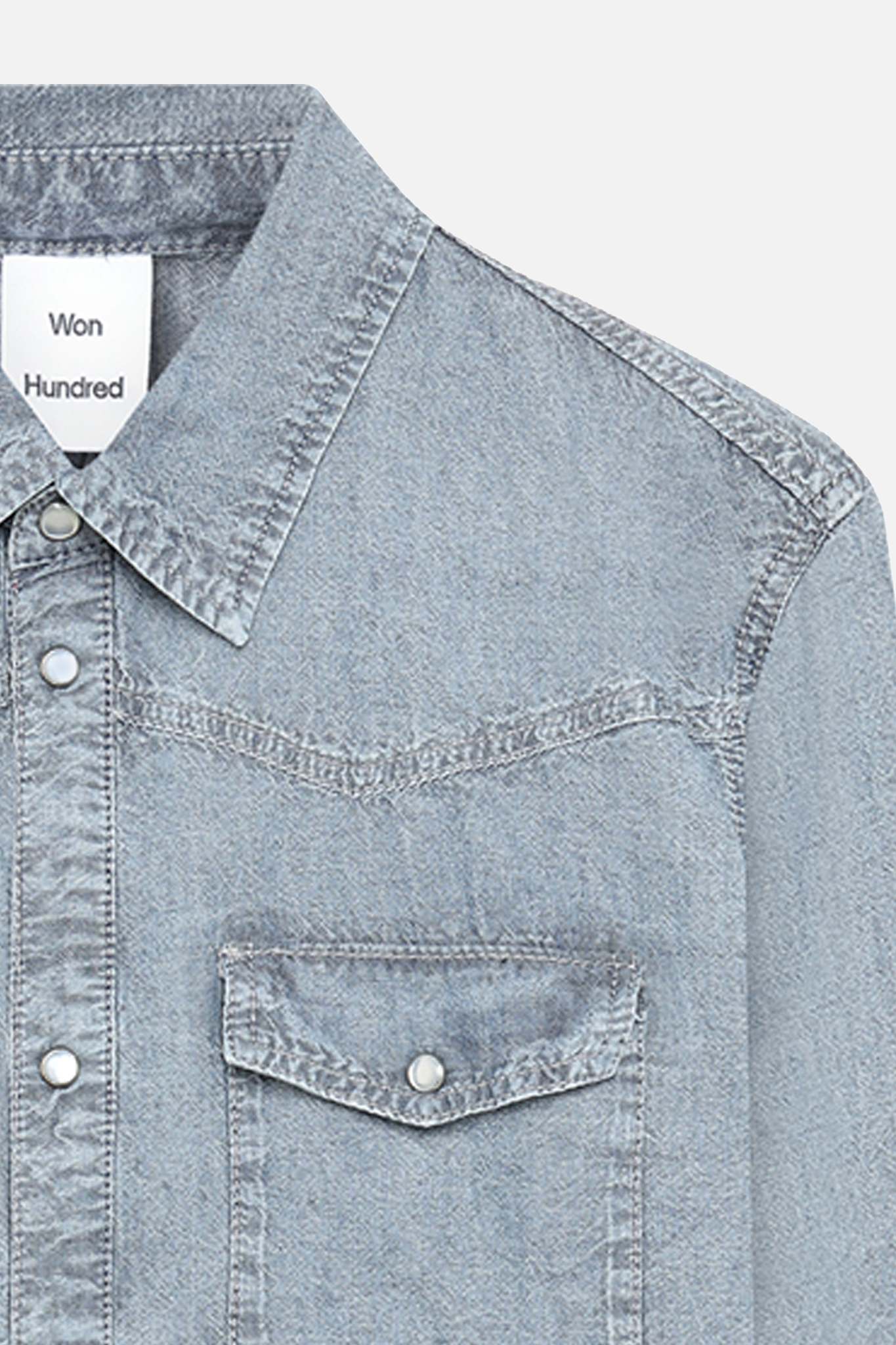 Alfred Washed Blue Shirt
