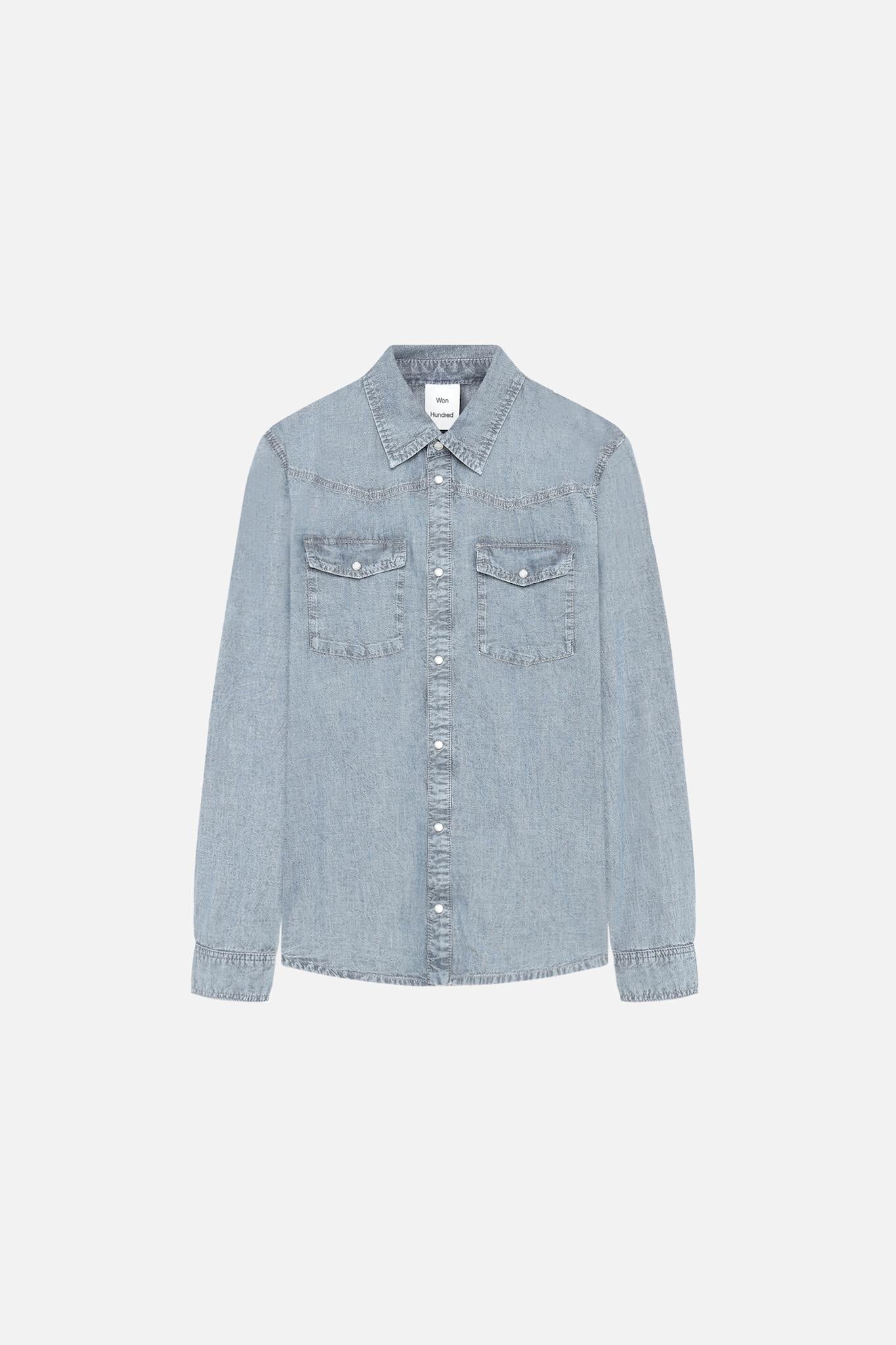 Alfred Washed Blue Shirt