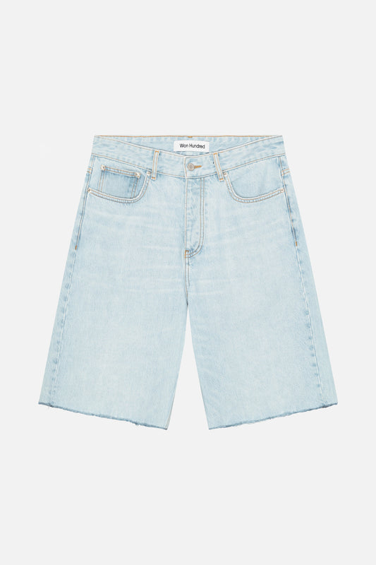 Kayce Soft Blue Denim Shorts