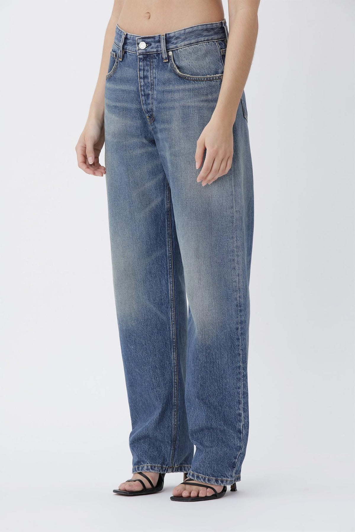 Alexandra 80s Middelblauw