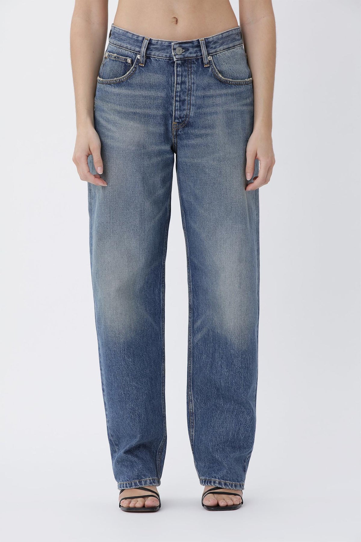 Alexandra 80s Middelblauw