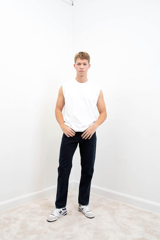 Won Hundred Men Archer 5-Pockets Blue Black