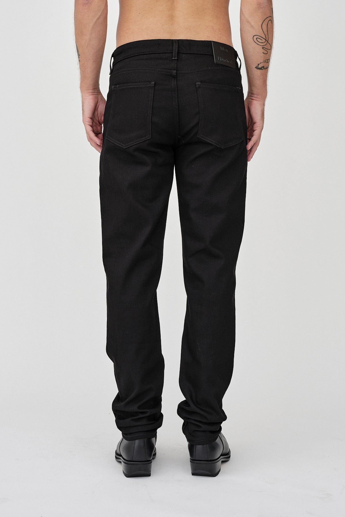 Won Hundred Men Archer 5-Pockets Rinse Black