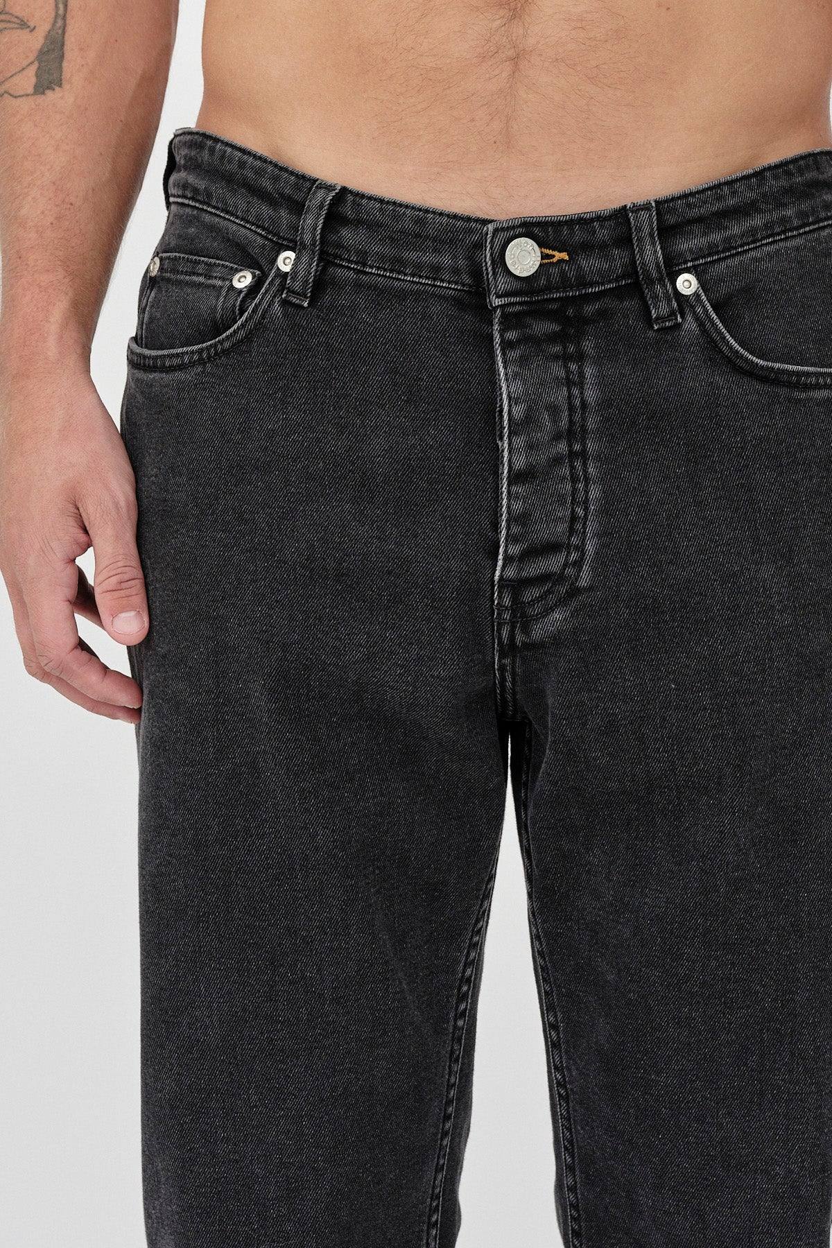 Won Hundred Men Archer 5-Pockets Clean Dark Grey