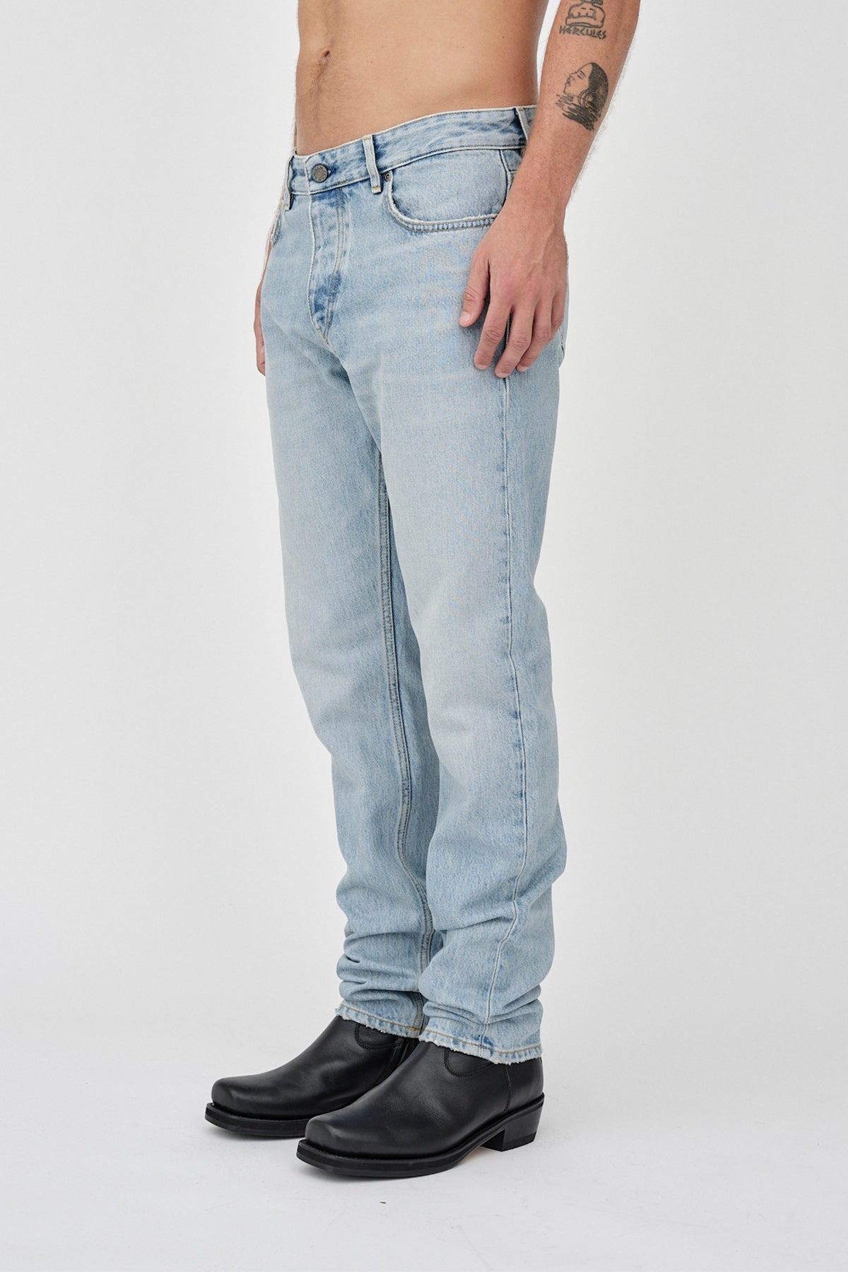 Won Hundred Men Archer Ready Blue 5-Pockets Ready Blue