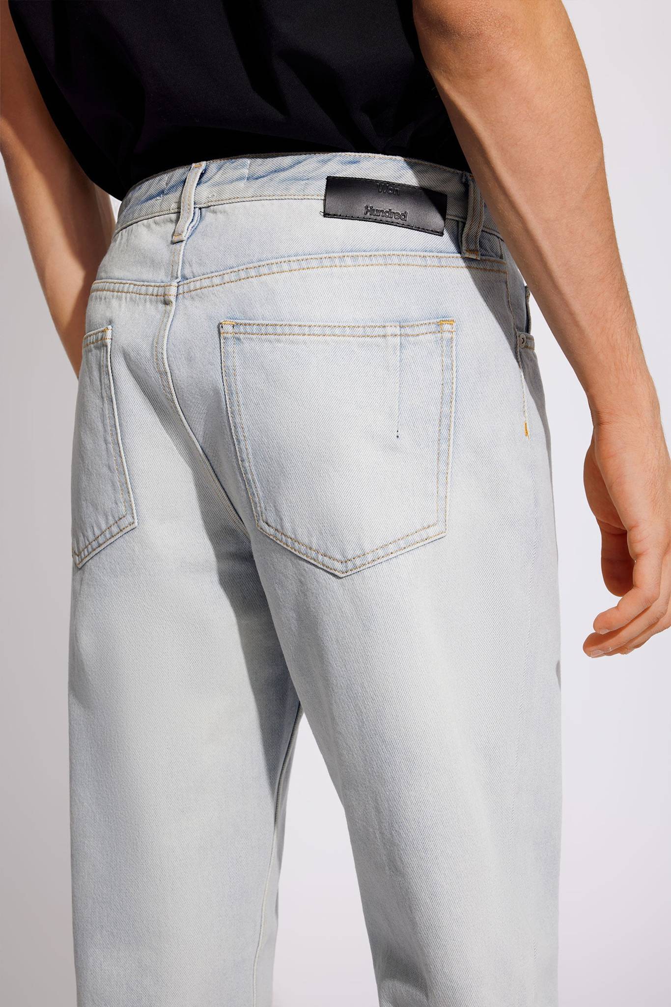 Won Hundred Men Archer Rusty Cream Blue 5-Pockets Rusty Cream Blue