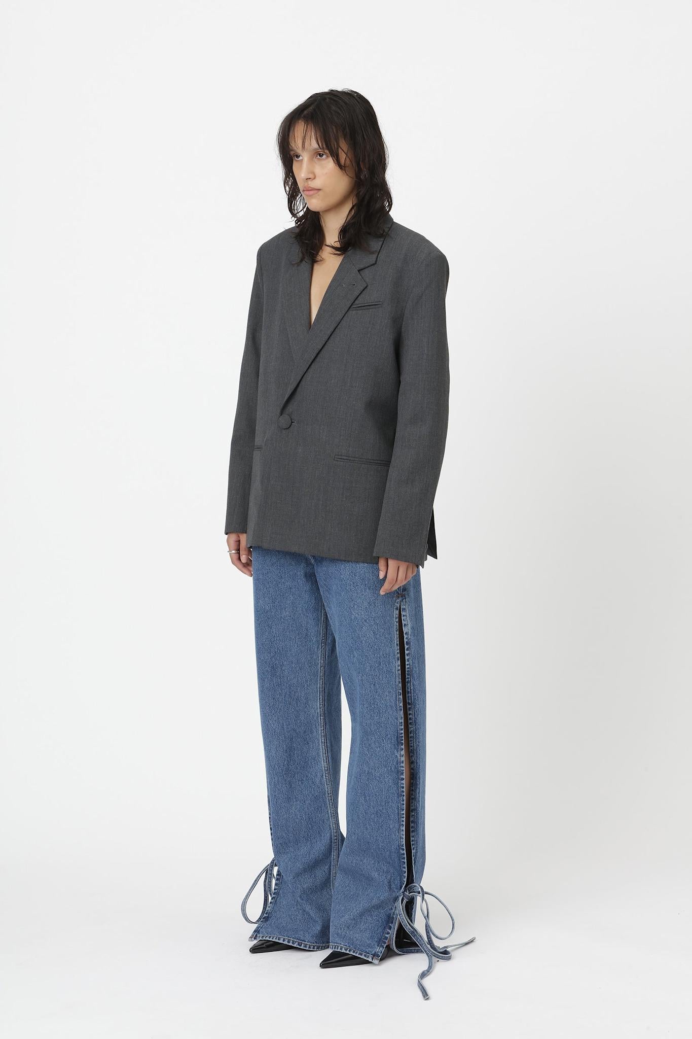 Won Hundred Women Ariel Blazer Anthracite Melange