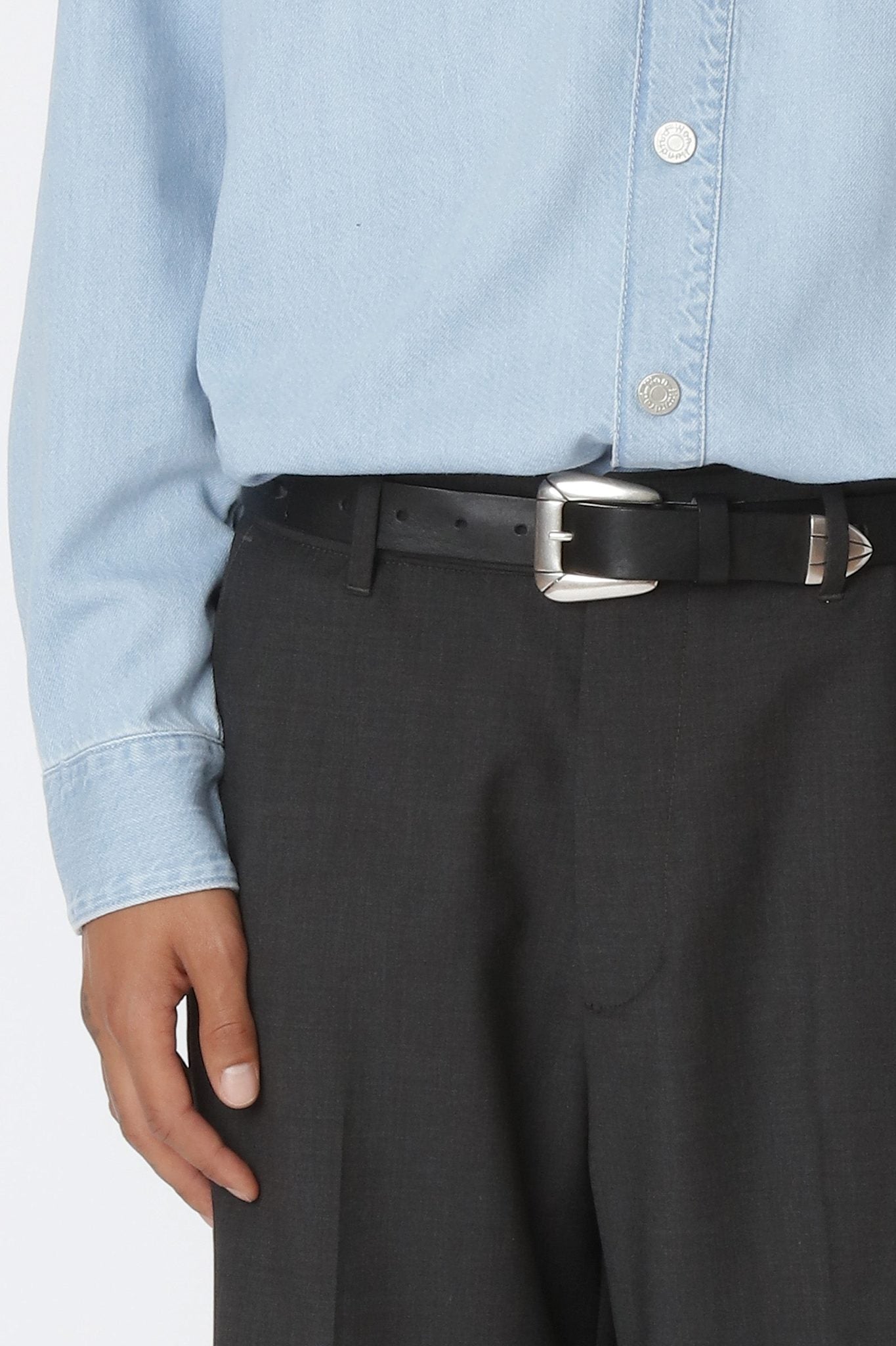 Won Hundred Unisex Asheville Belt Accessories Black