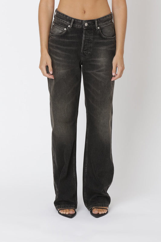 Won Hundred Women Baggy 80s Black 5-Pockets 80s Black