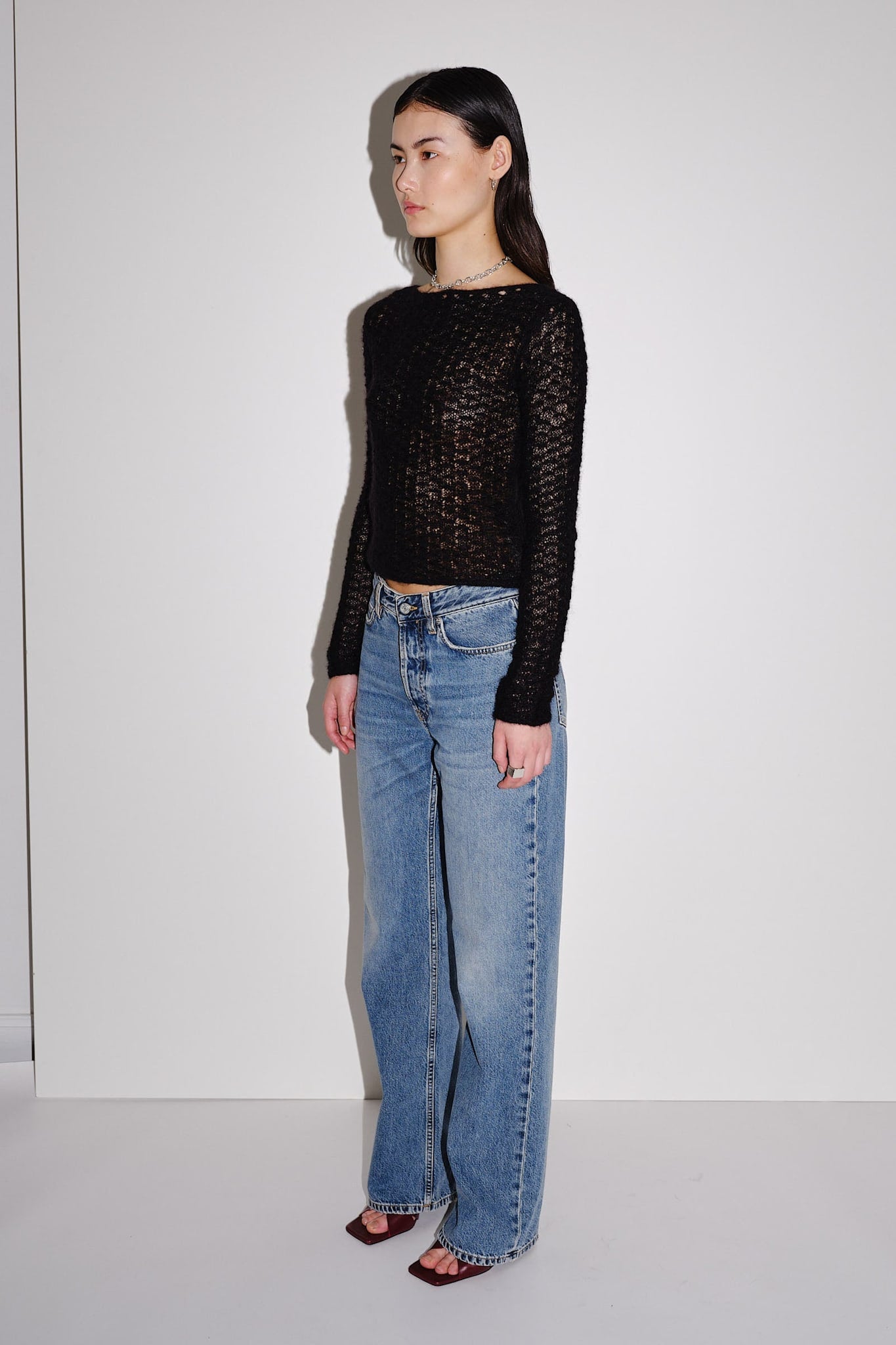 Won Hundred Women Baggy Dirt Vintage Blue 5-Pockets Dirt Vintage Blue