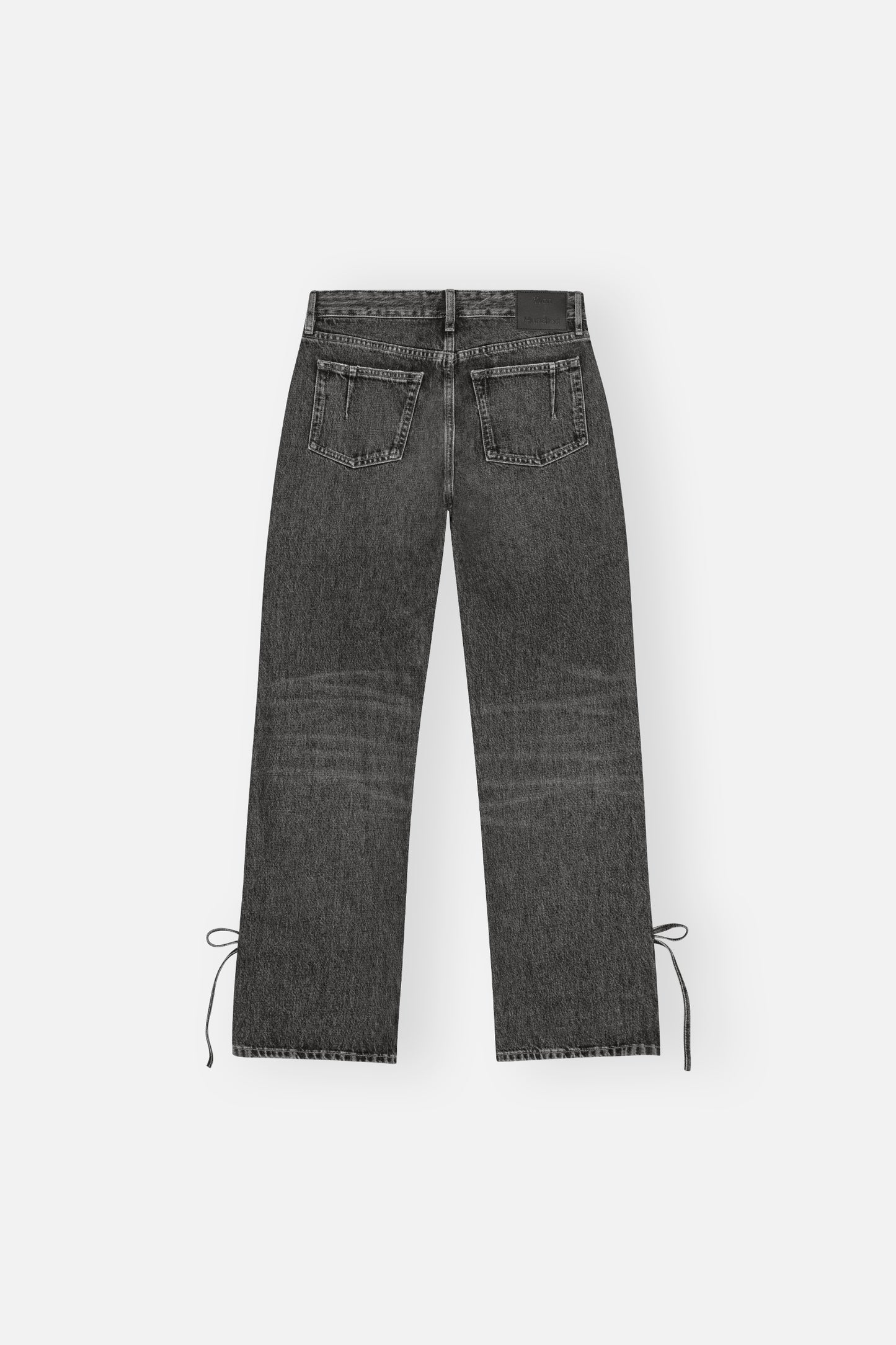 Won Hundred Women Baggy String Jeans Vista Grey