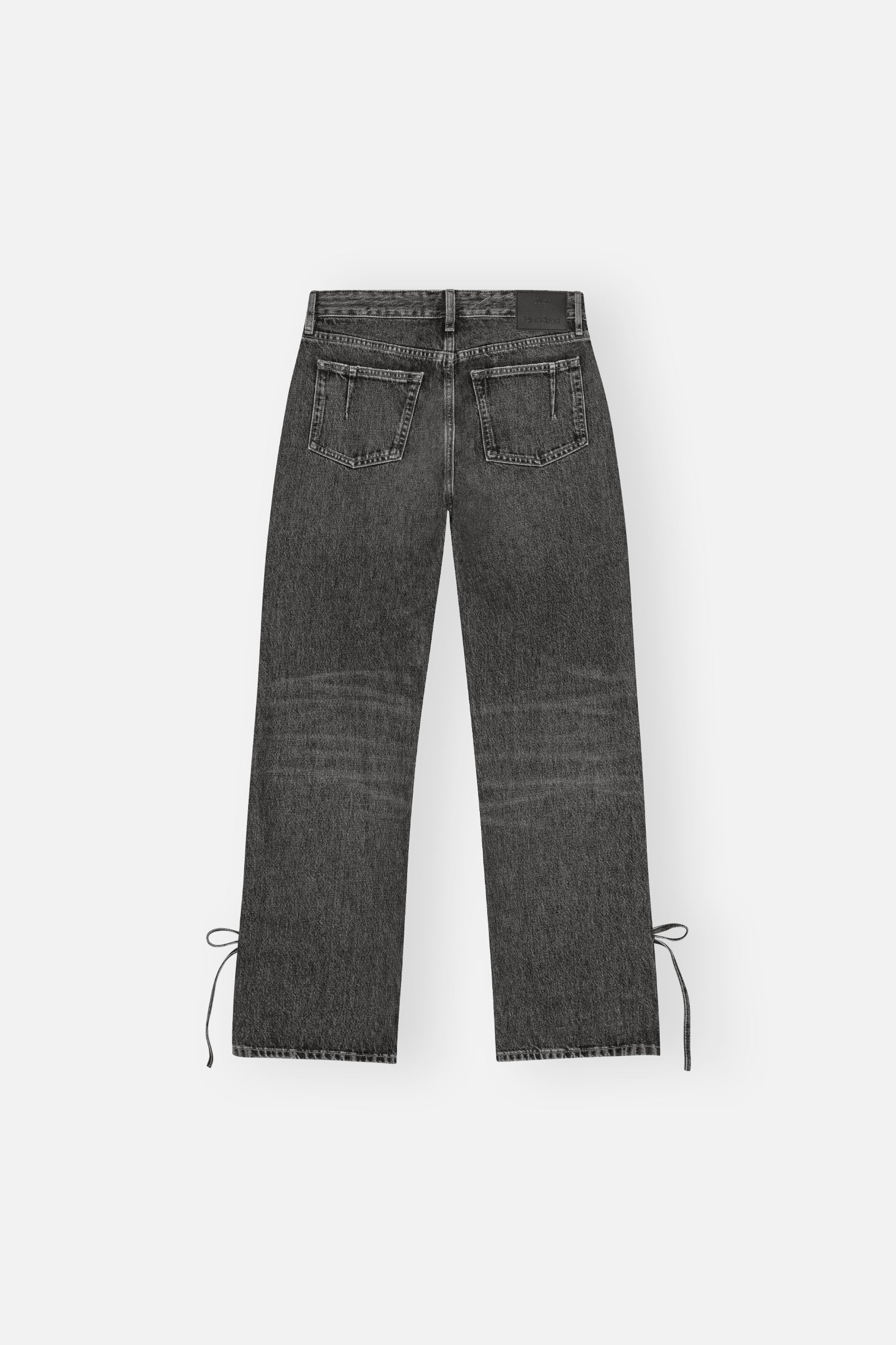 Won Hundred Women Baggy String Jeans Vista Grey