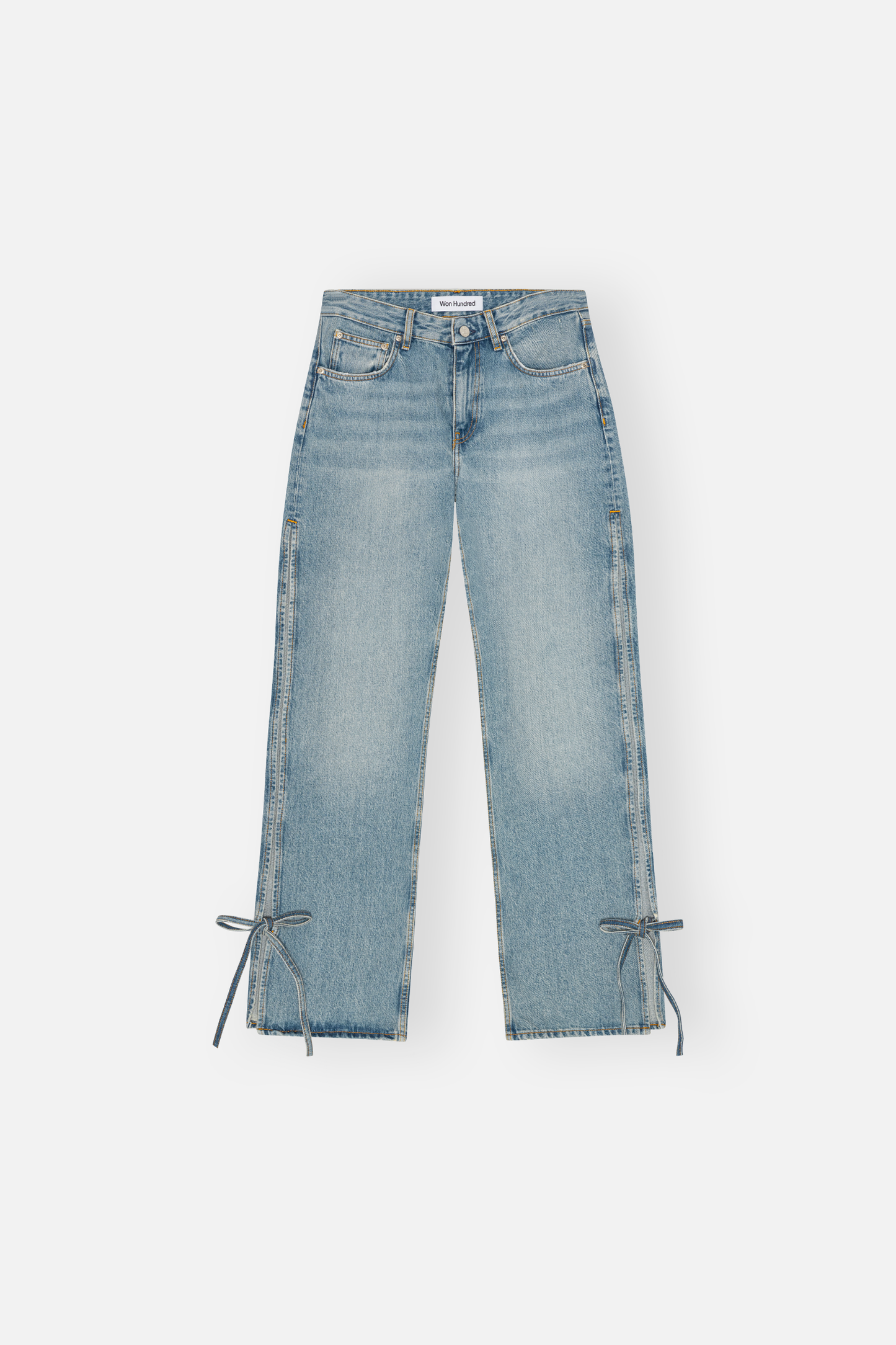 Won Hundred Women Baggy String Jeans Wash 18