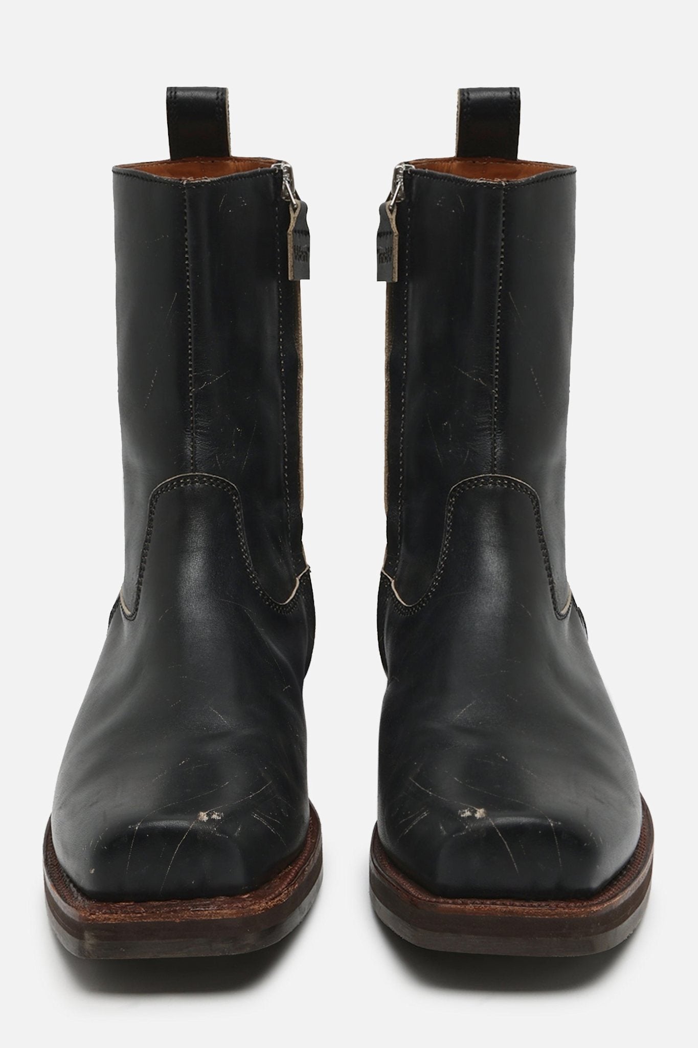 Won Hundred Unisex Barcelona Black Brown Shoes Black Brown