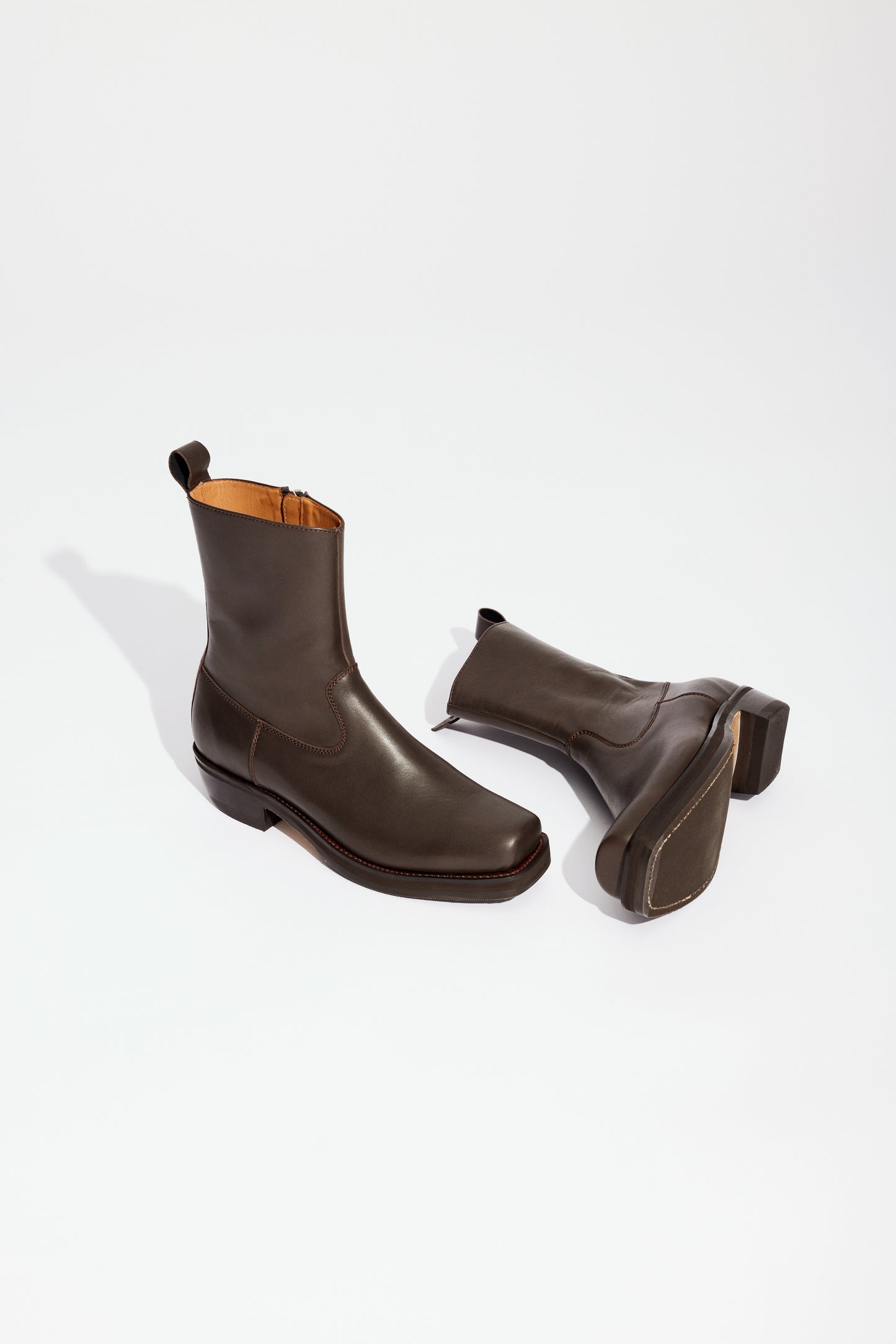 Won Hundred Unisex Barcelona Boots Shoes Brown