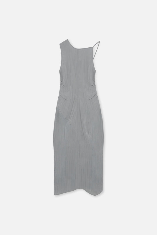 won hundred denim dress Won Hundred Blur Raw Edge Denim Dress in Blue