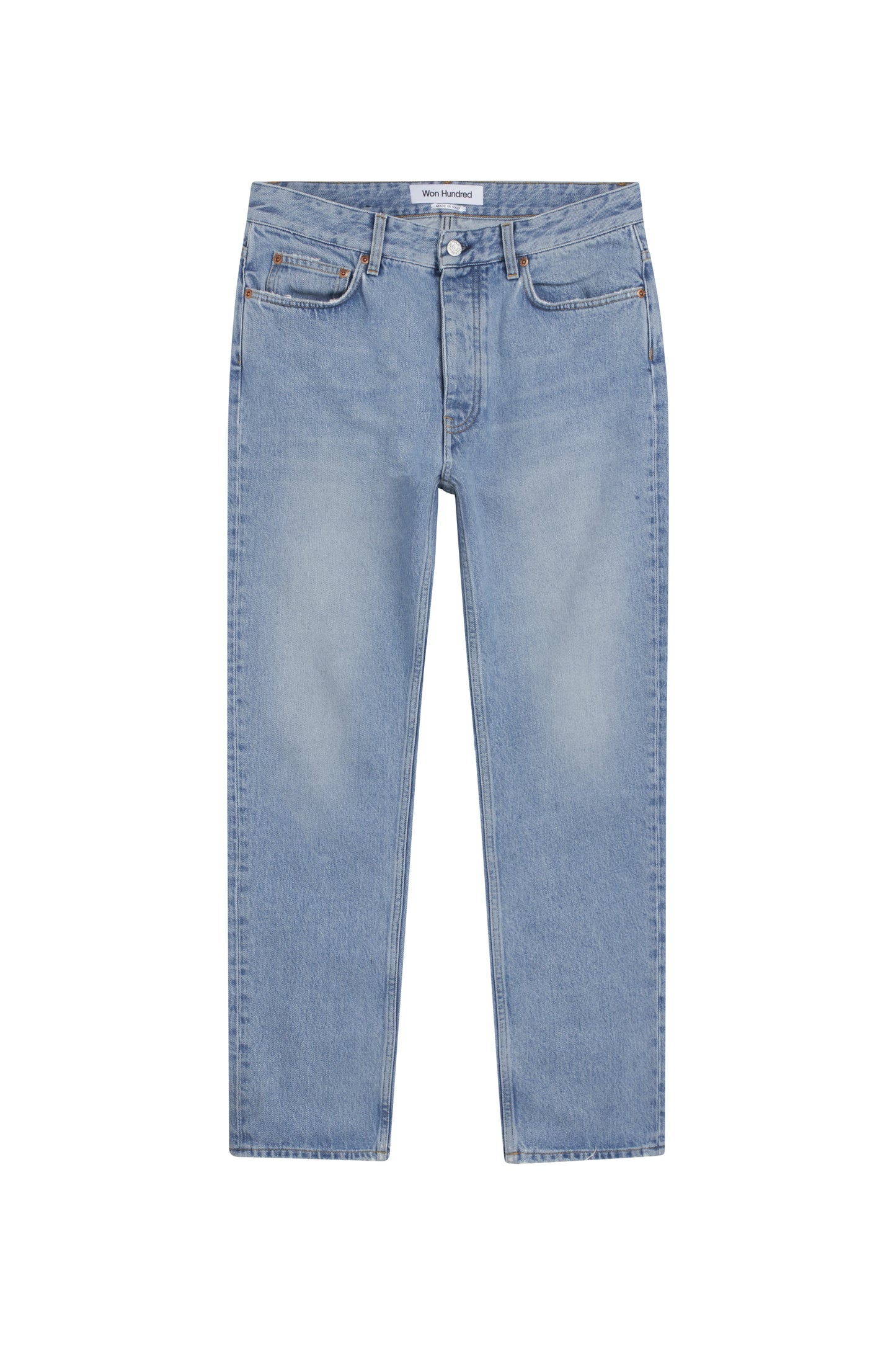 Won Hundred Men Ben 5-Pockets Distressed Blue