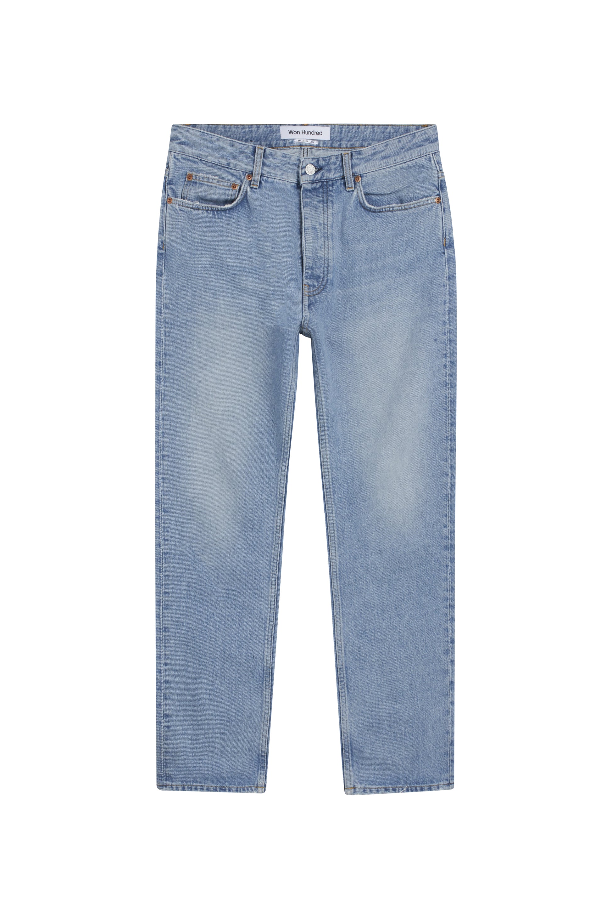 Won Hundred Men Ben 5-Pockets Distressed Blue