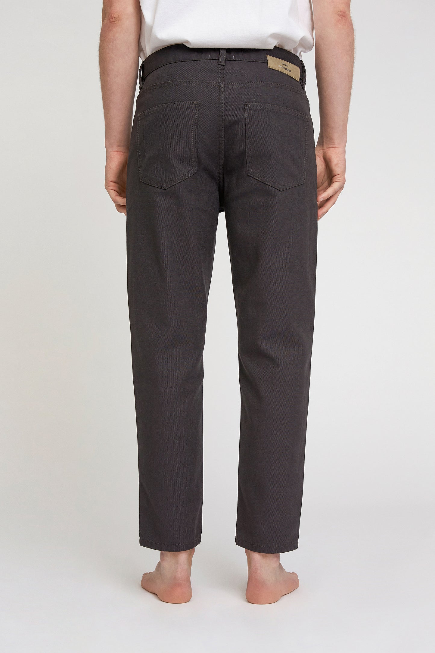 Won Hundred Men Ben Trousers Charcoal