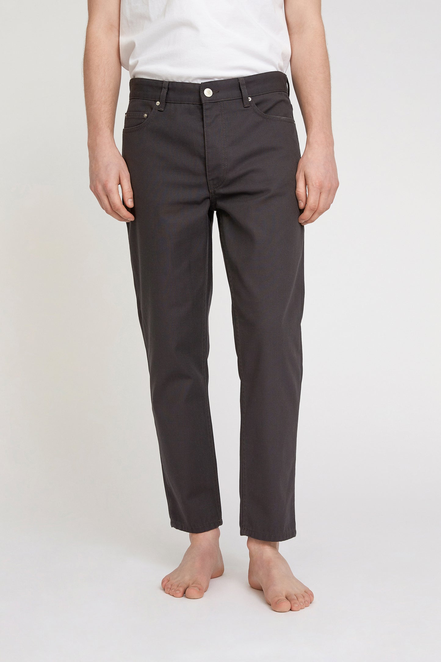 Won Hundred Men Ben Trousers Charcoal