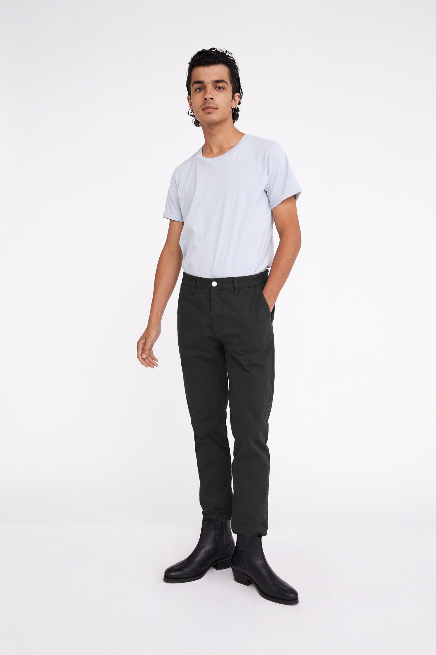 Won Hundred Men Ben Chinos Trousers Trousers Black