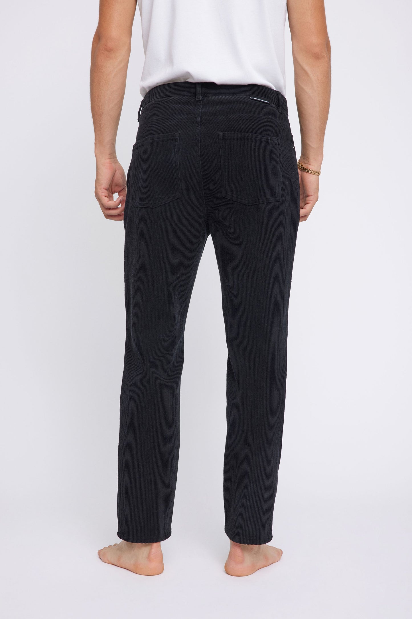 Won Hundred Men Ben Corduroy Trousers Black