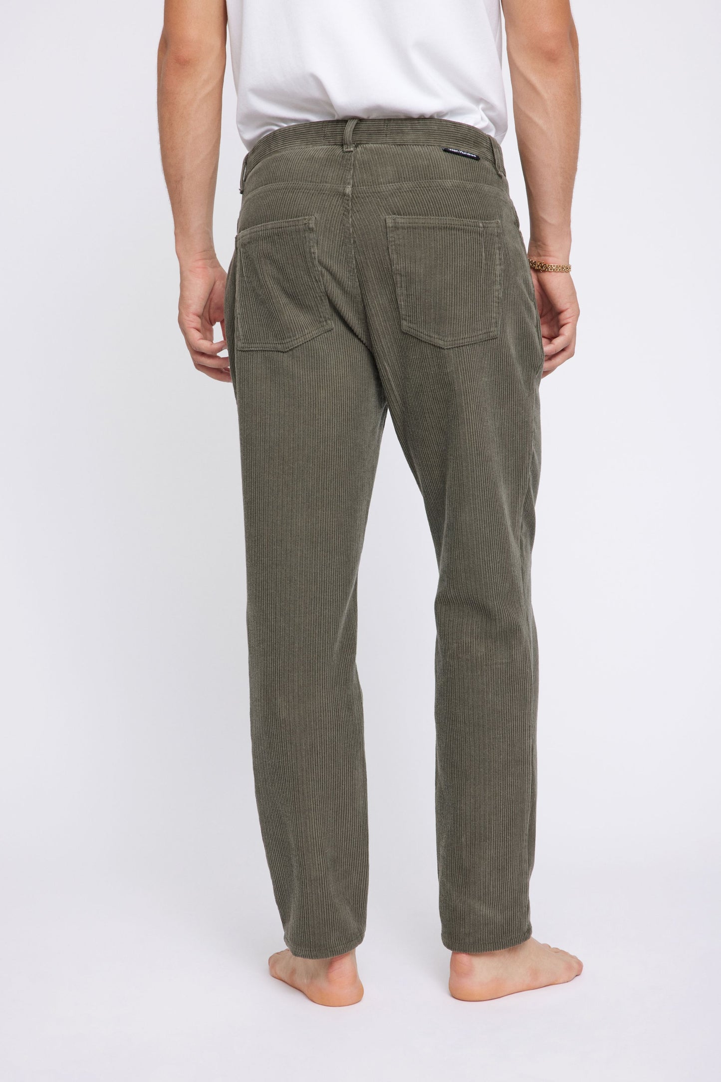 Won Hundred Men Ben Corduroy Trousers Tarmac