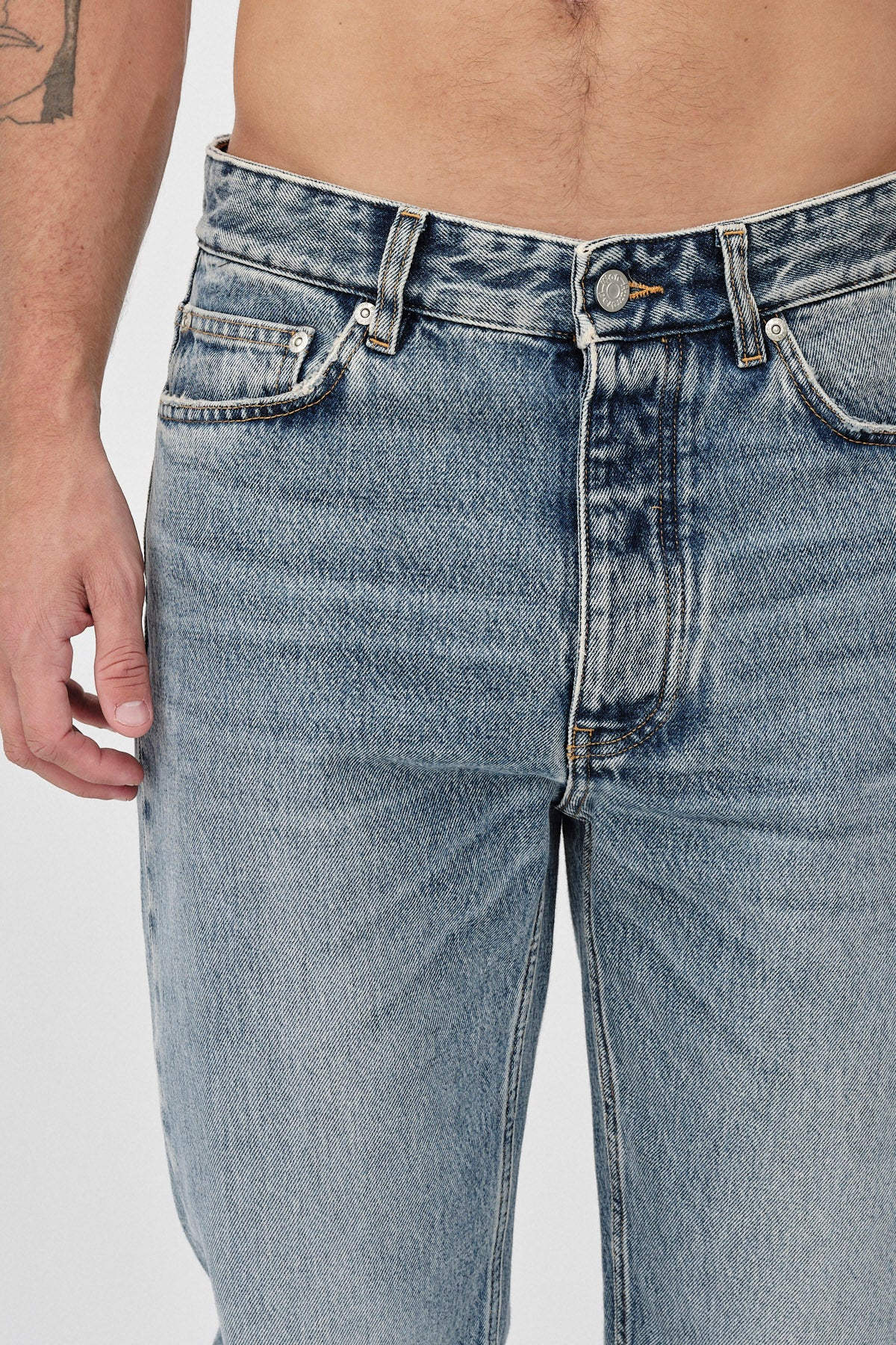 Won Hundred Men Ben Dirt Vintage Blue 5-Pockets Dirt Vintage Blue