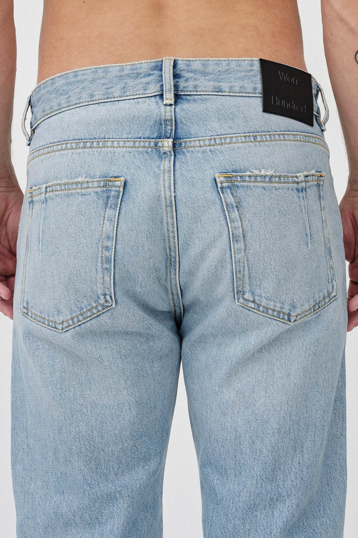 Won Hundred Men Ben Ripped Wash 4 5-Pockets Ripped Wash 4