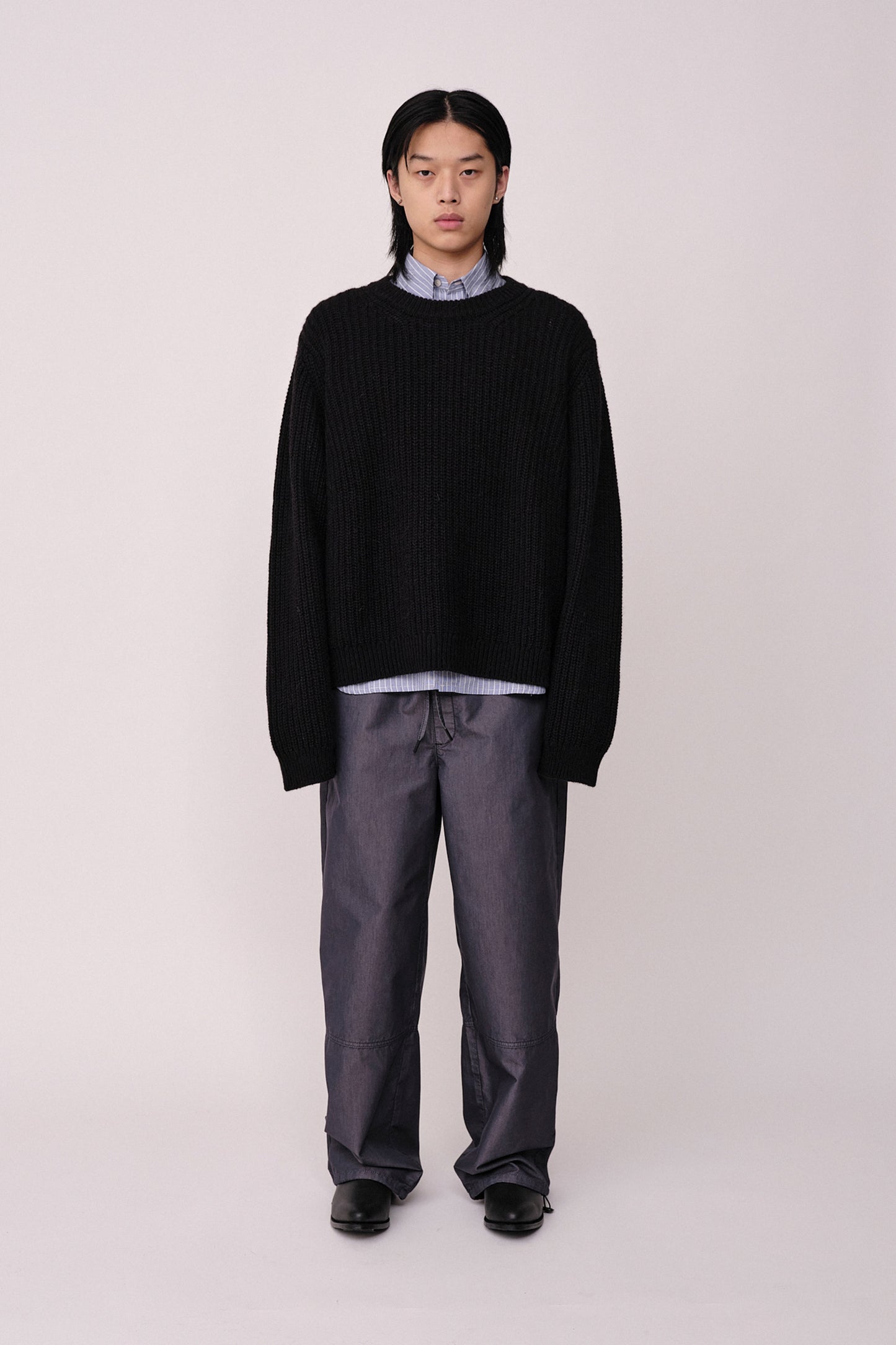 Won Hundred Men Bently Knitwear Black