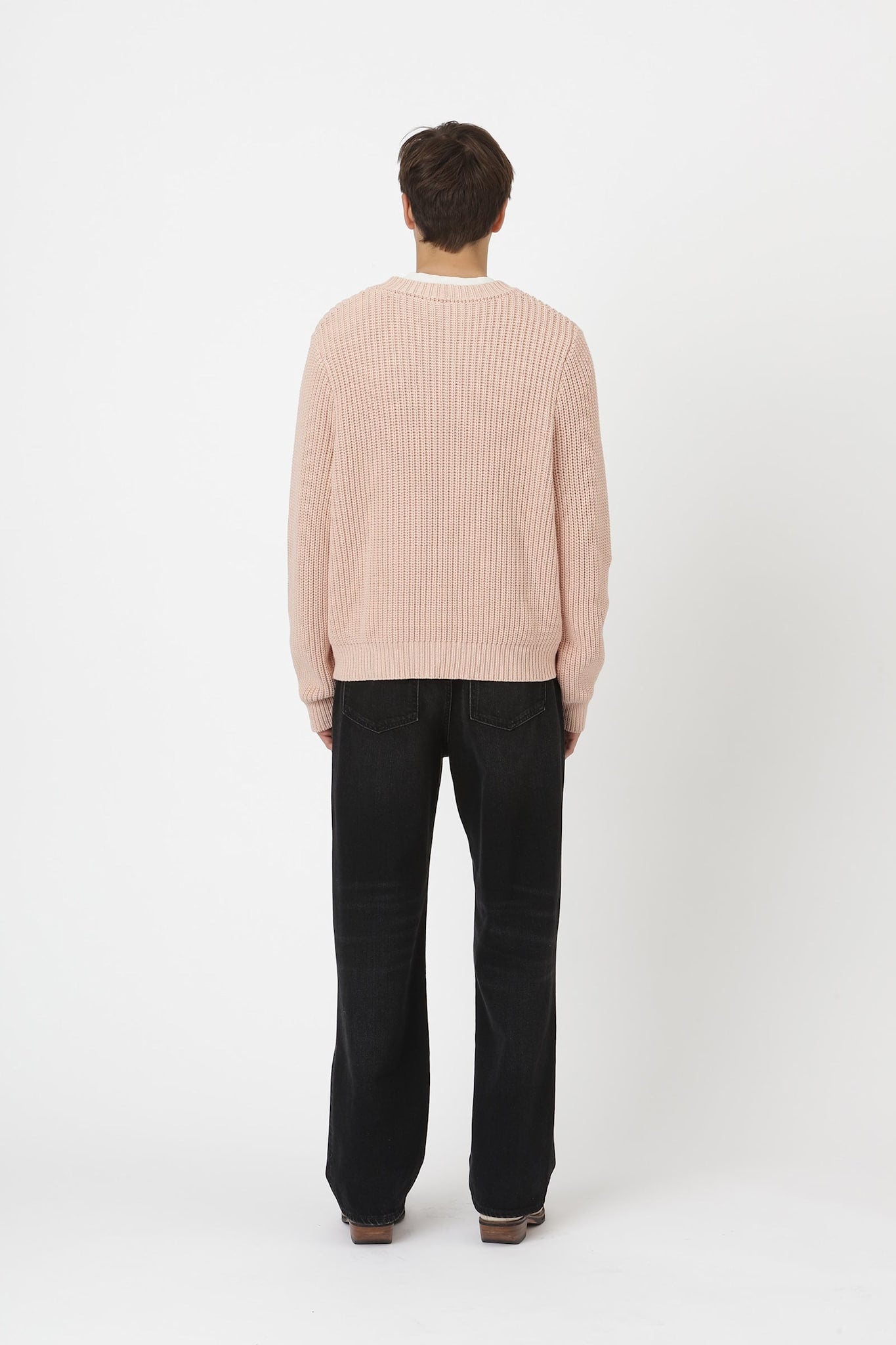 Won Hundred Men Bently Knitwear Rose Smoke